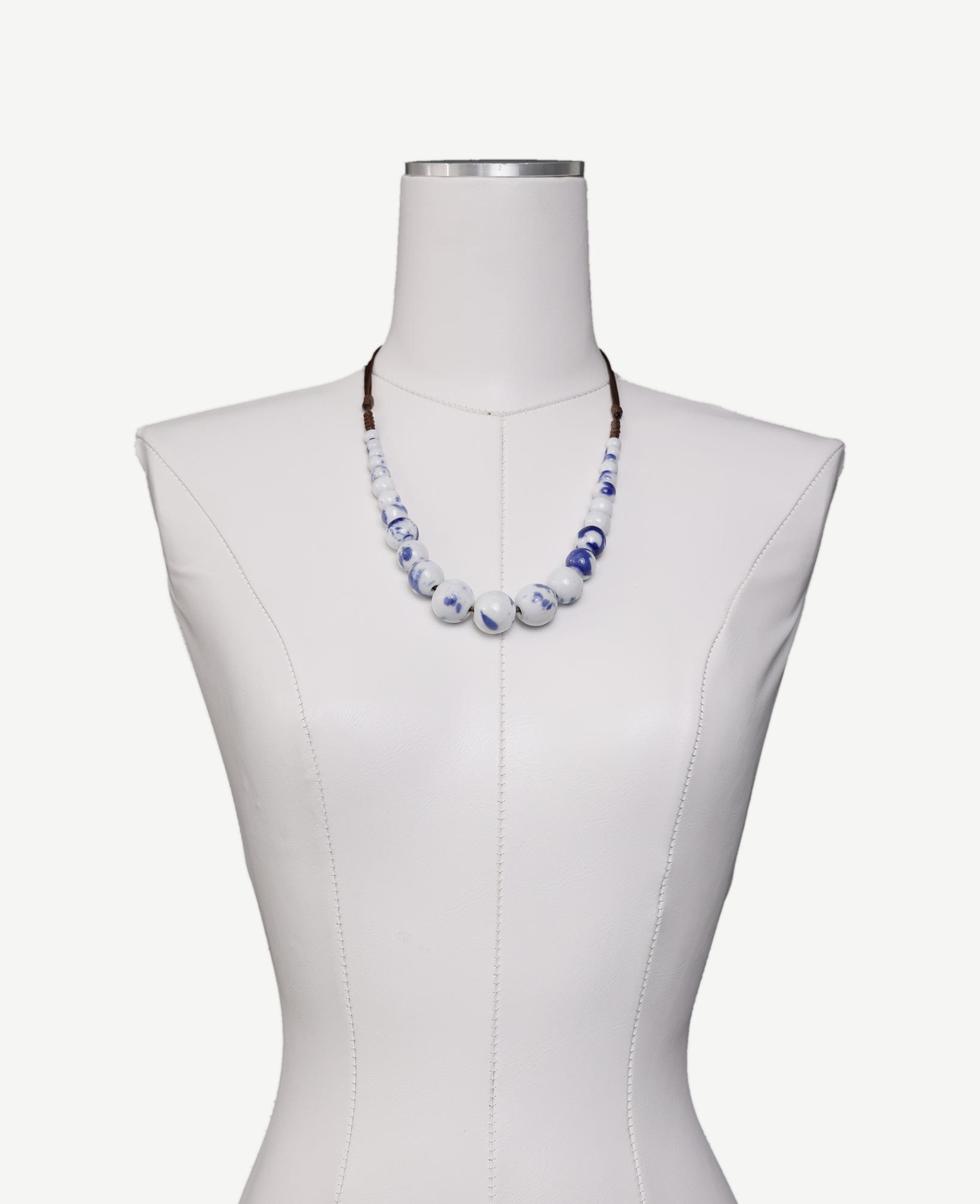 YARGICI Seramik Boncuklu İp Kolye