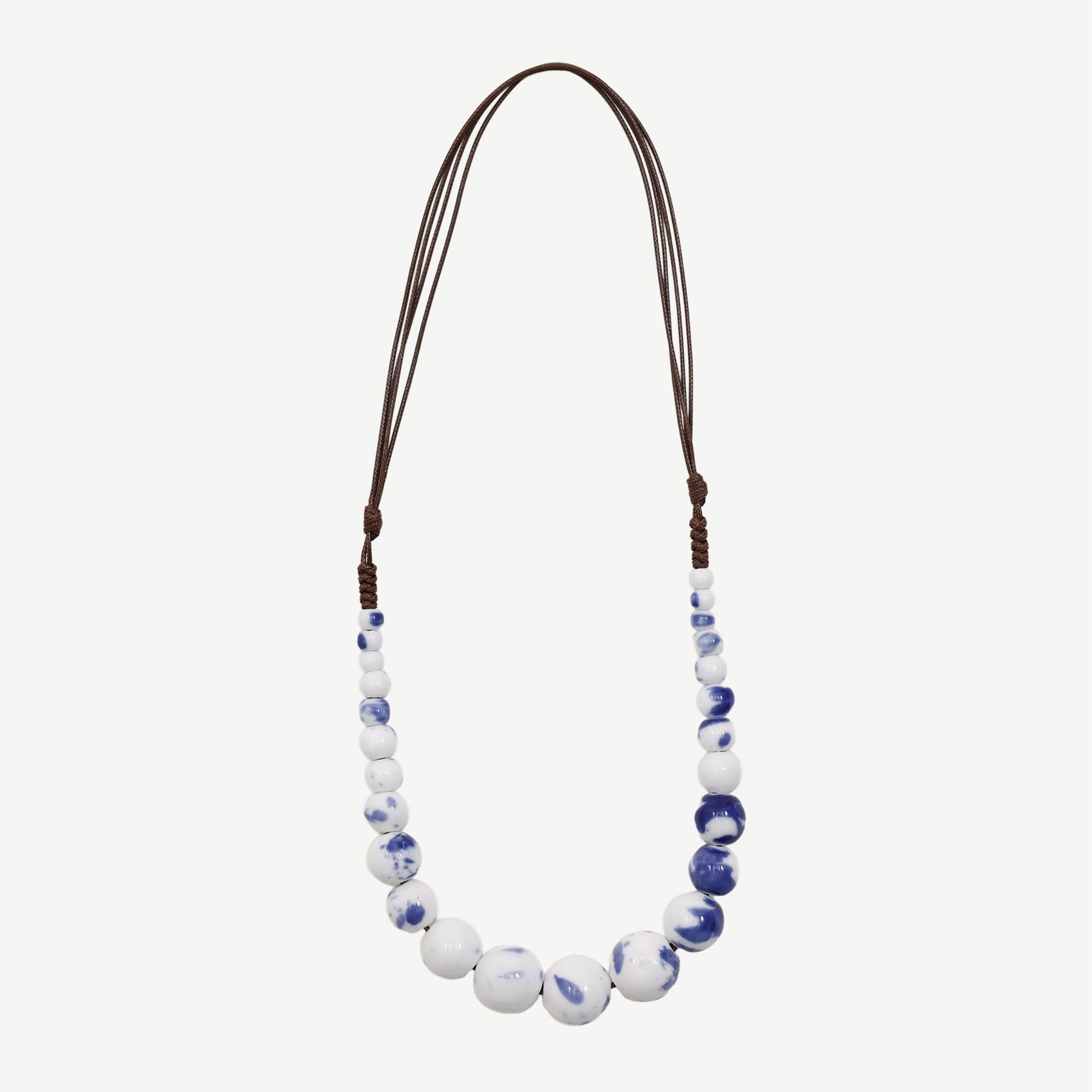 YARGICI Seramik Boncuklu İp Kolye