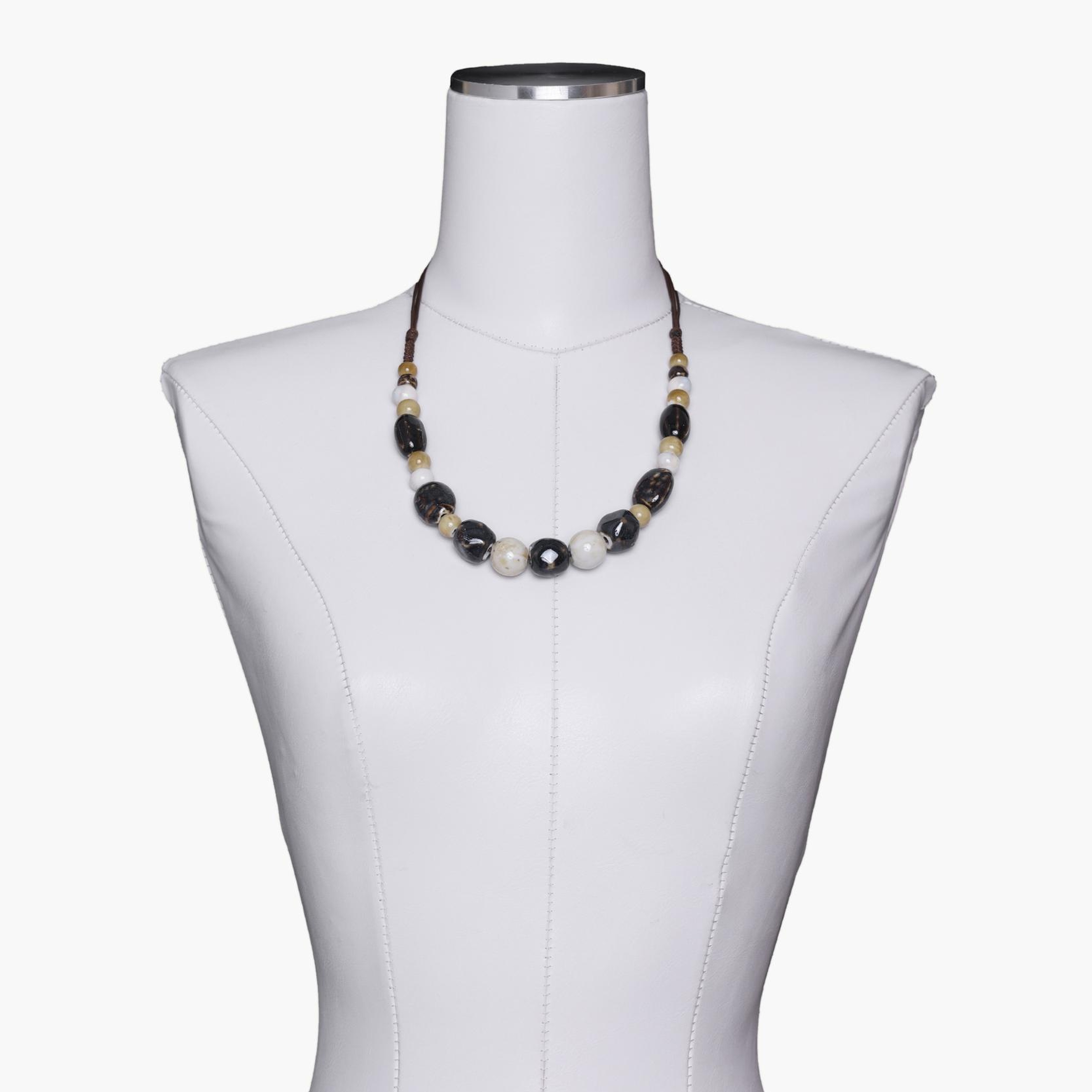 YARGICI Seramik Boncuklu Kolye