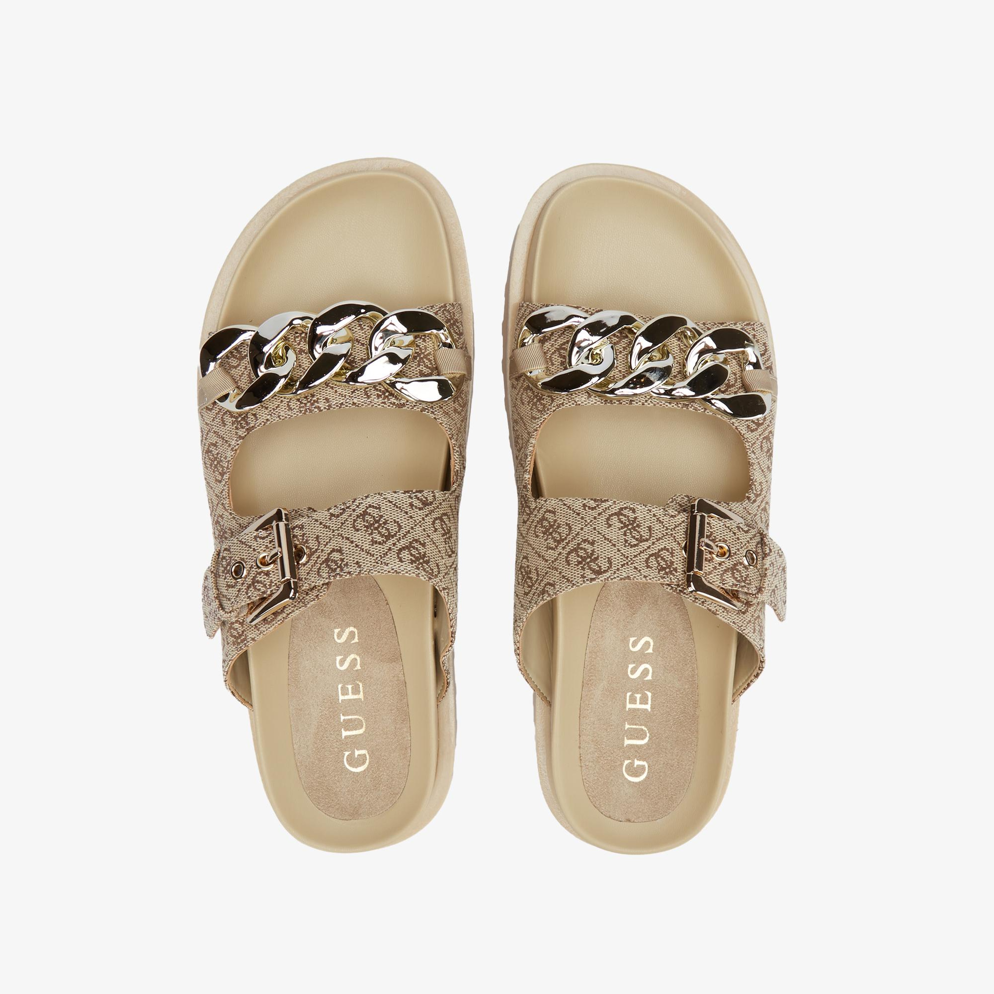 Guess Kadın Kahverengi Terlik