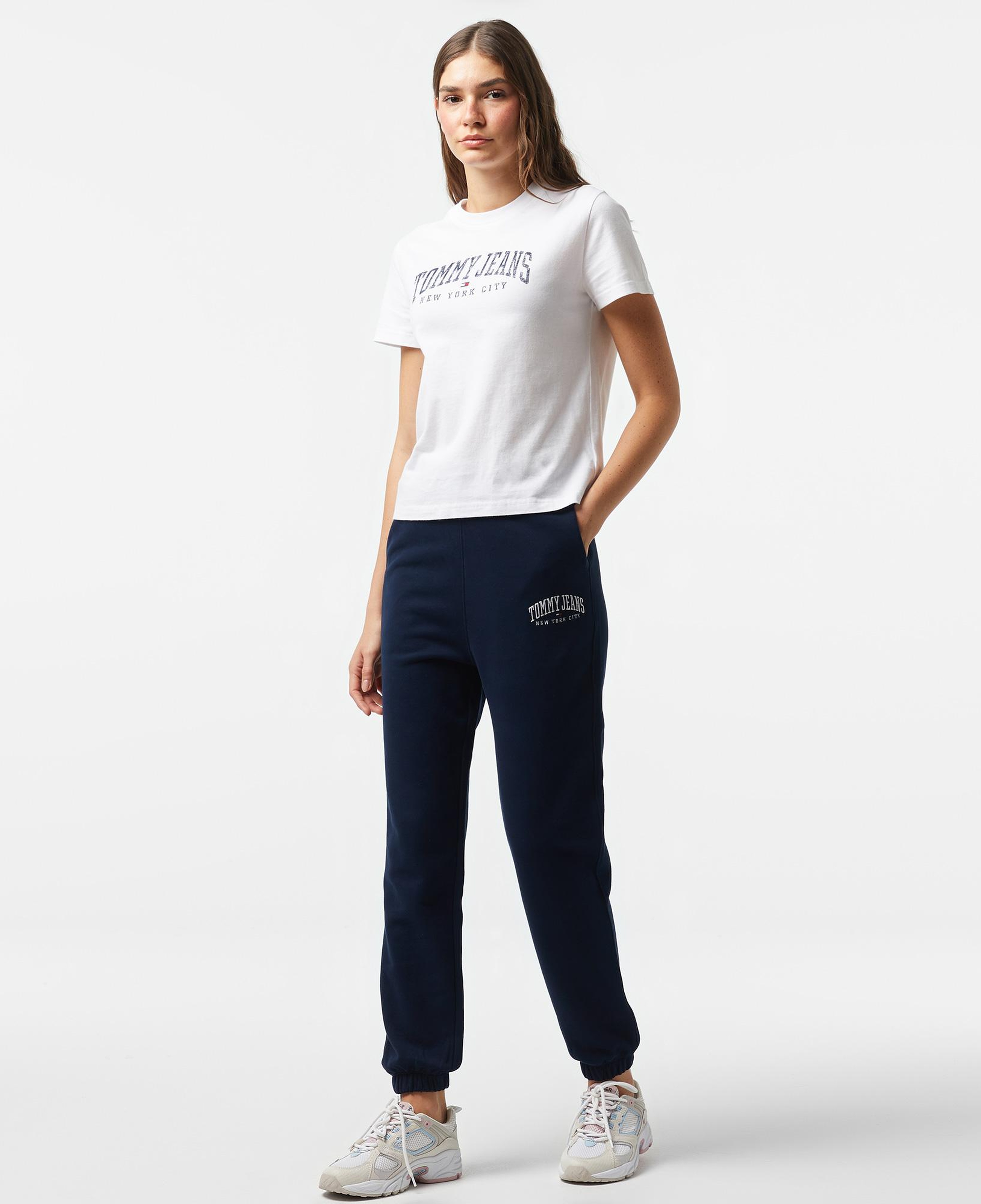 Tommy Jeans Rlx Varsity Kadın Mavi Eşofman Alti