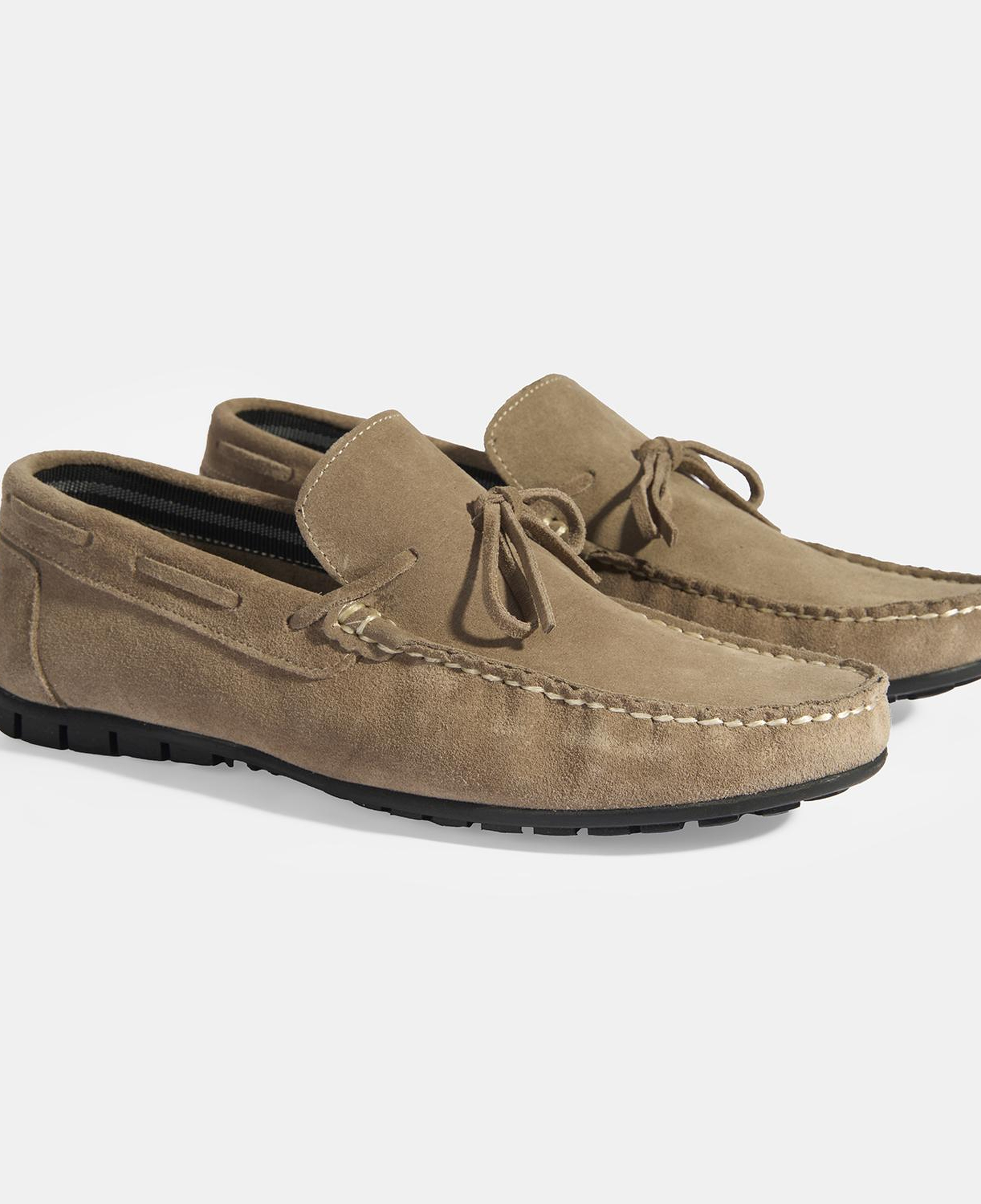 Calandra Kum Erkek Bağcık Detaylı Slip-On Süet Loafer