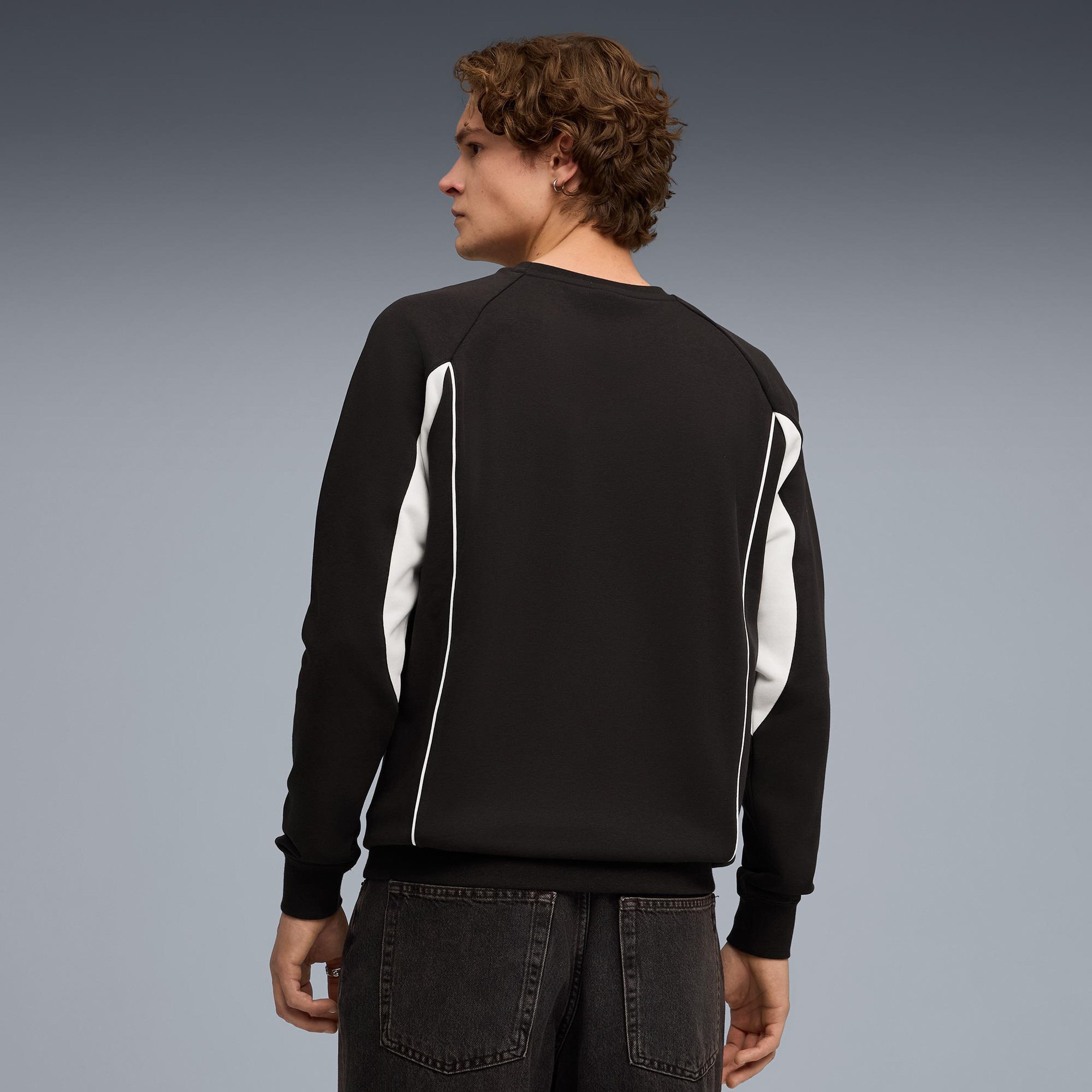 Puma Sport Crew Erkek Siyah Sweatshirt