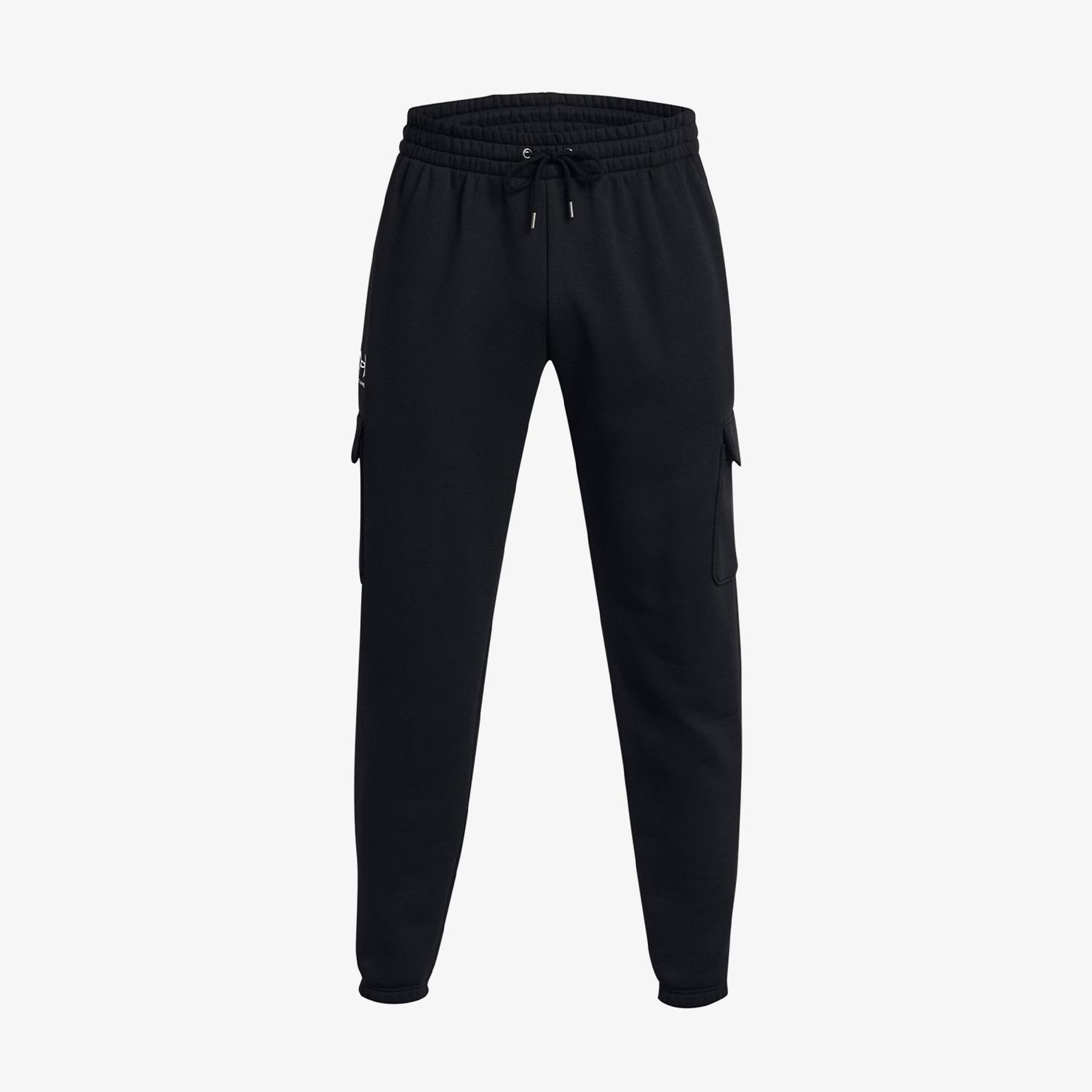 Under Armour Icon Fleece Erkek Siyah Kargo Eşofman Altı