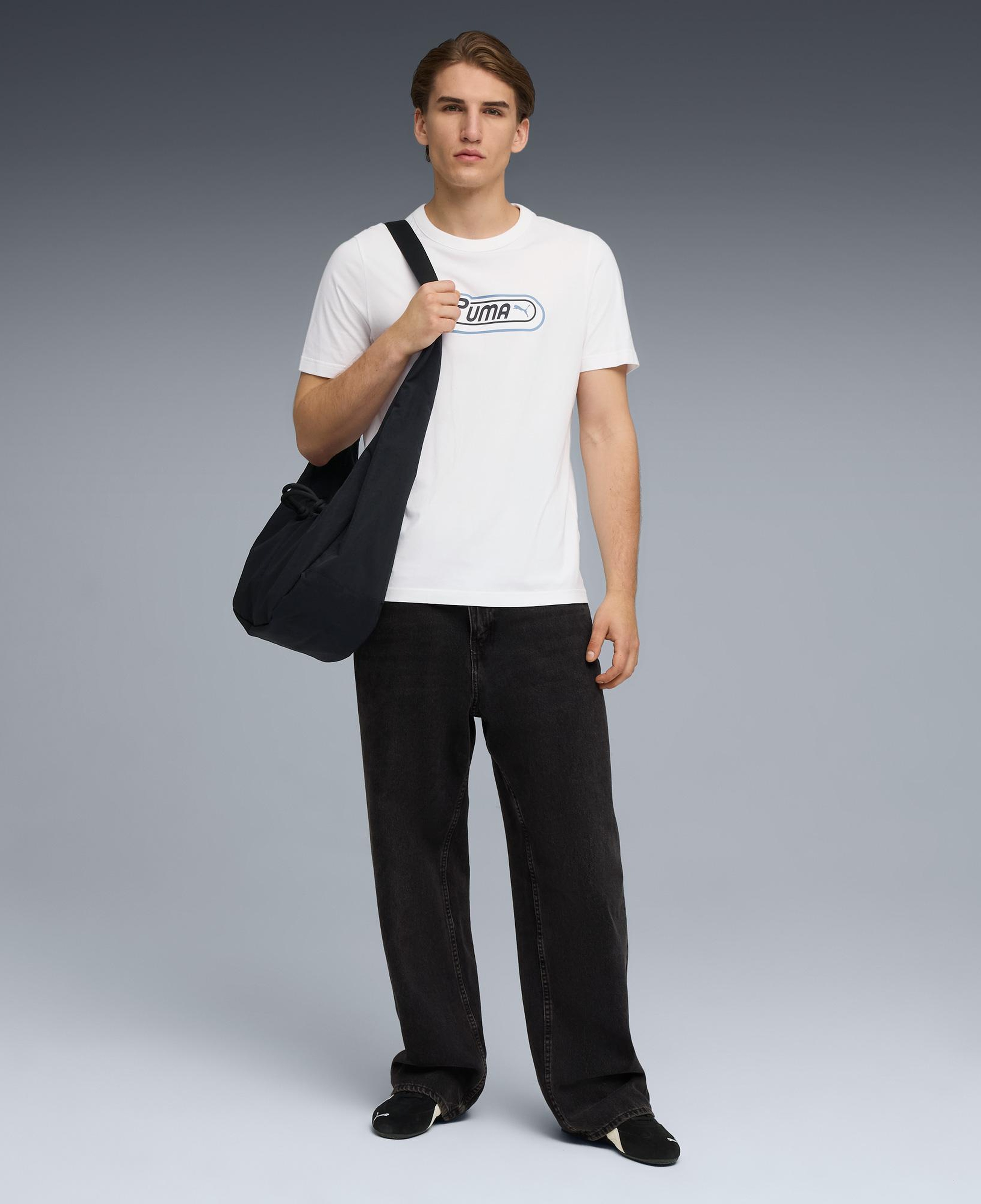 Puma Future Archive Graphic Unisex Beyaz T-Shirt