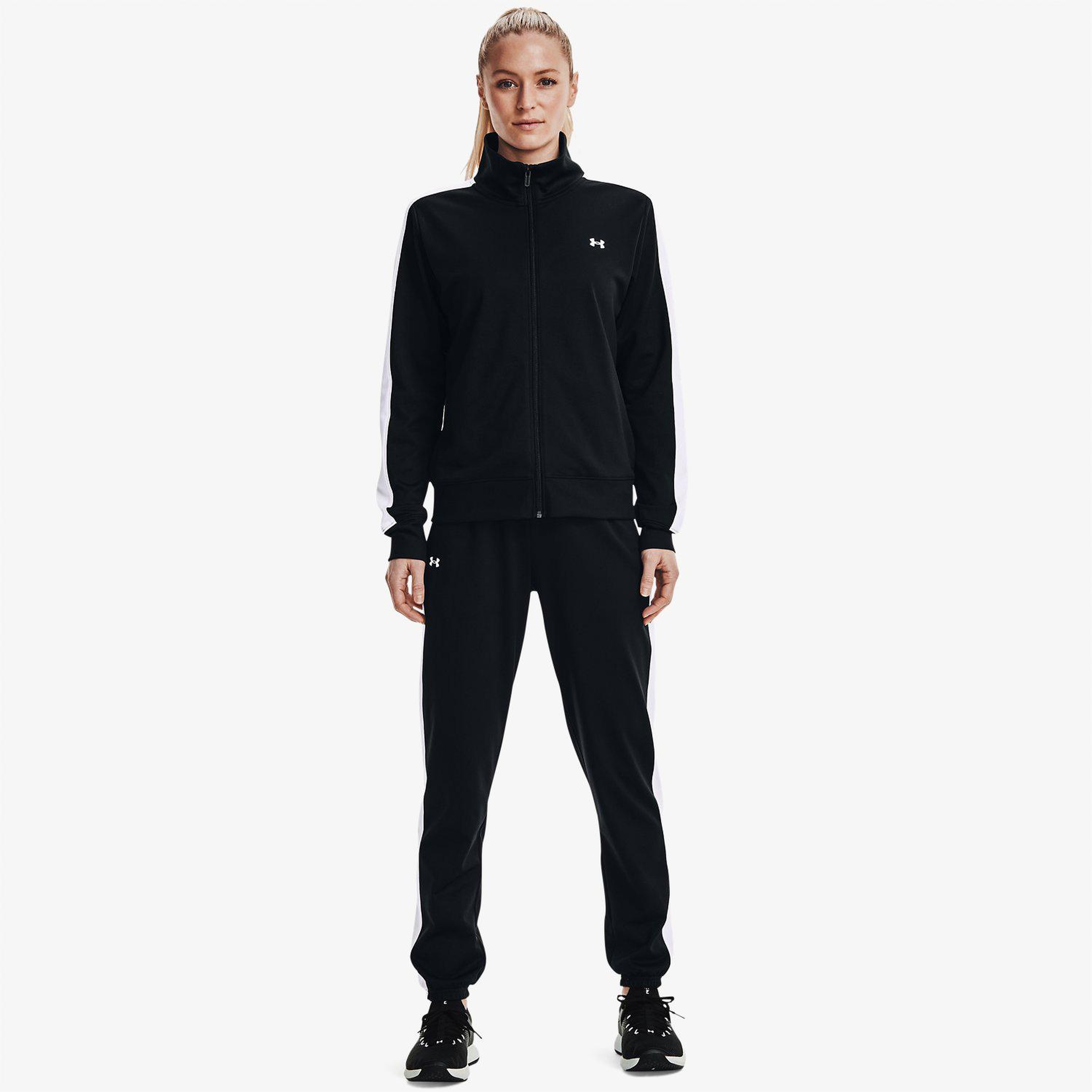 Under Armour Tricot Kadın Siyah Eşofman Takımı