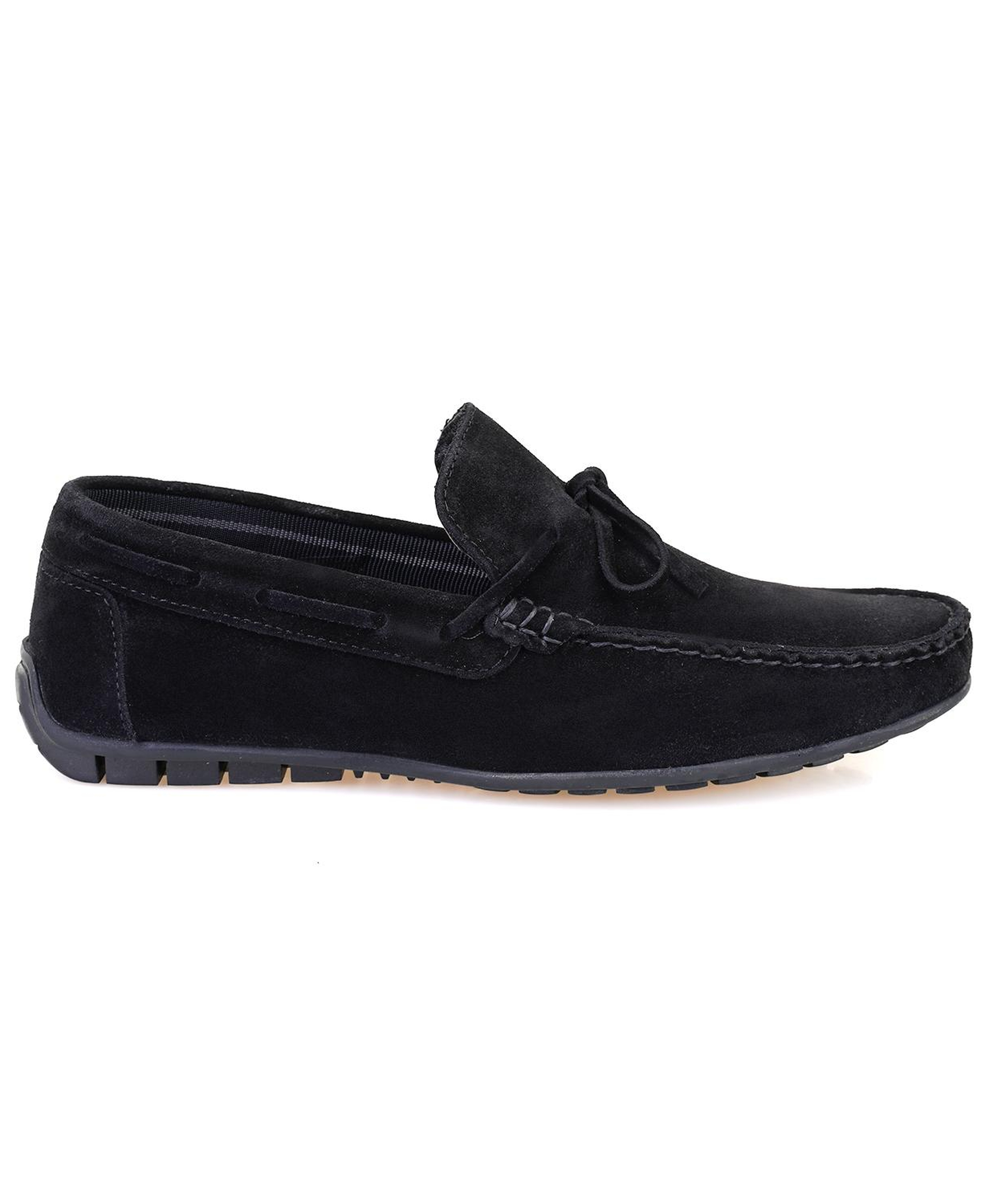 Wilhelm Siyah Erkek Süet Deri Loafer