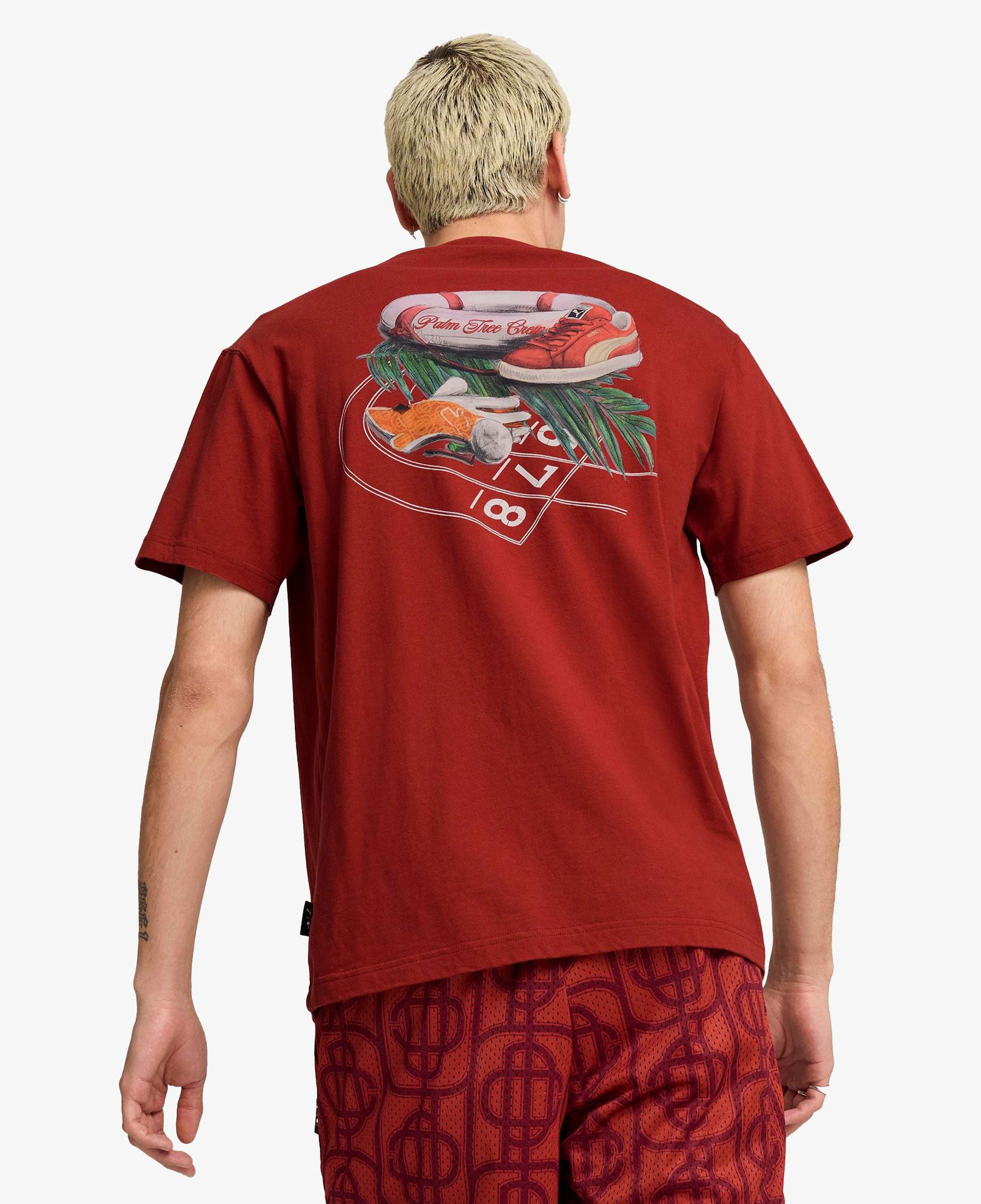 Puma X Ptc Graphic Unisex Kırmızı T-Shirt