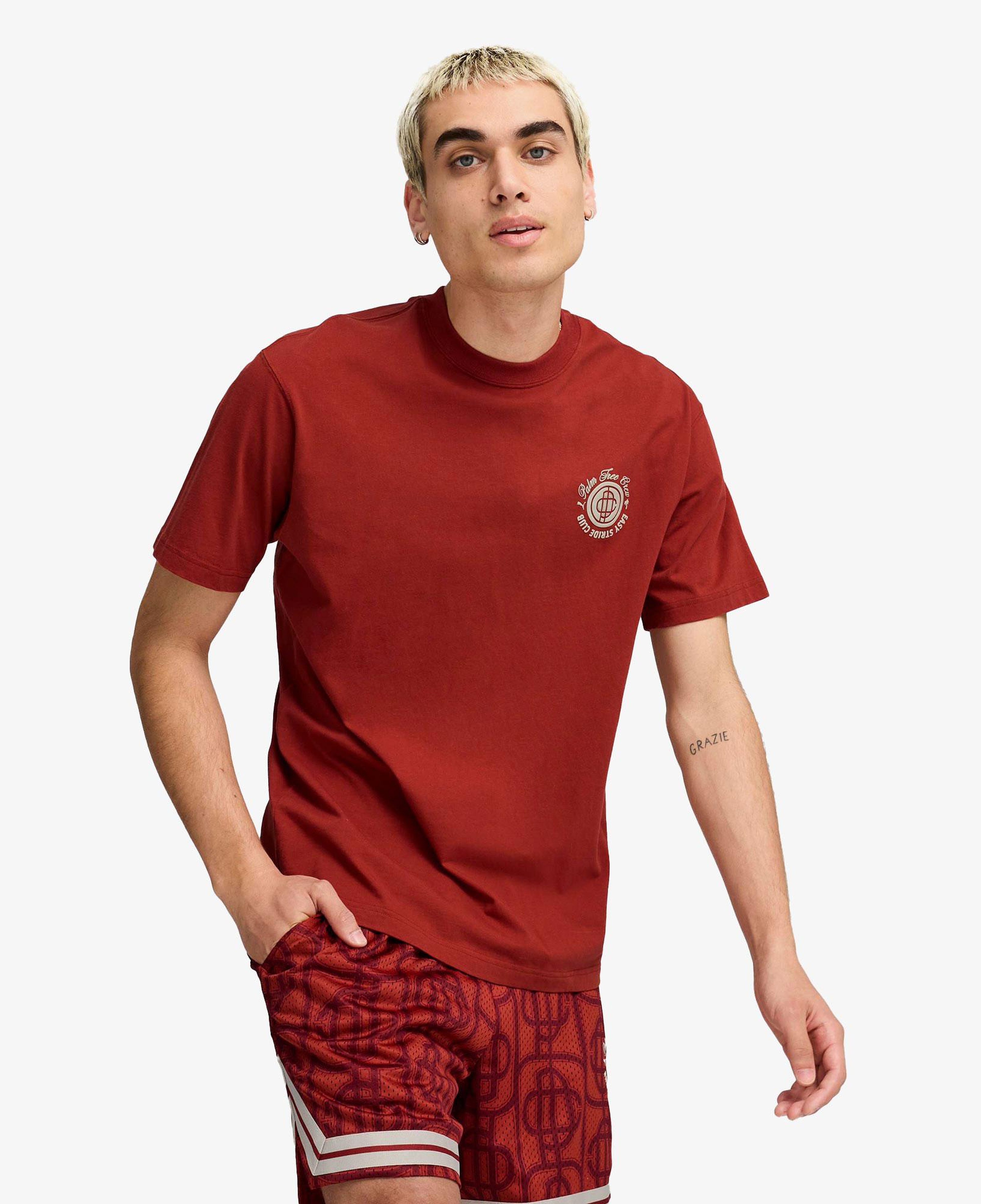 Puma X Ptc Graphic Unisex Kırmızı T-Shirt