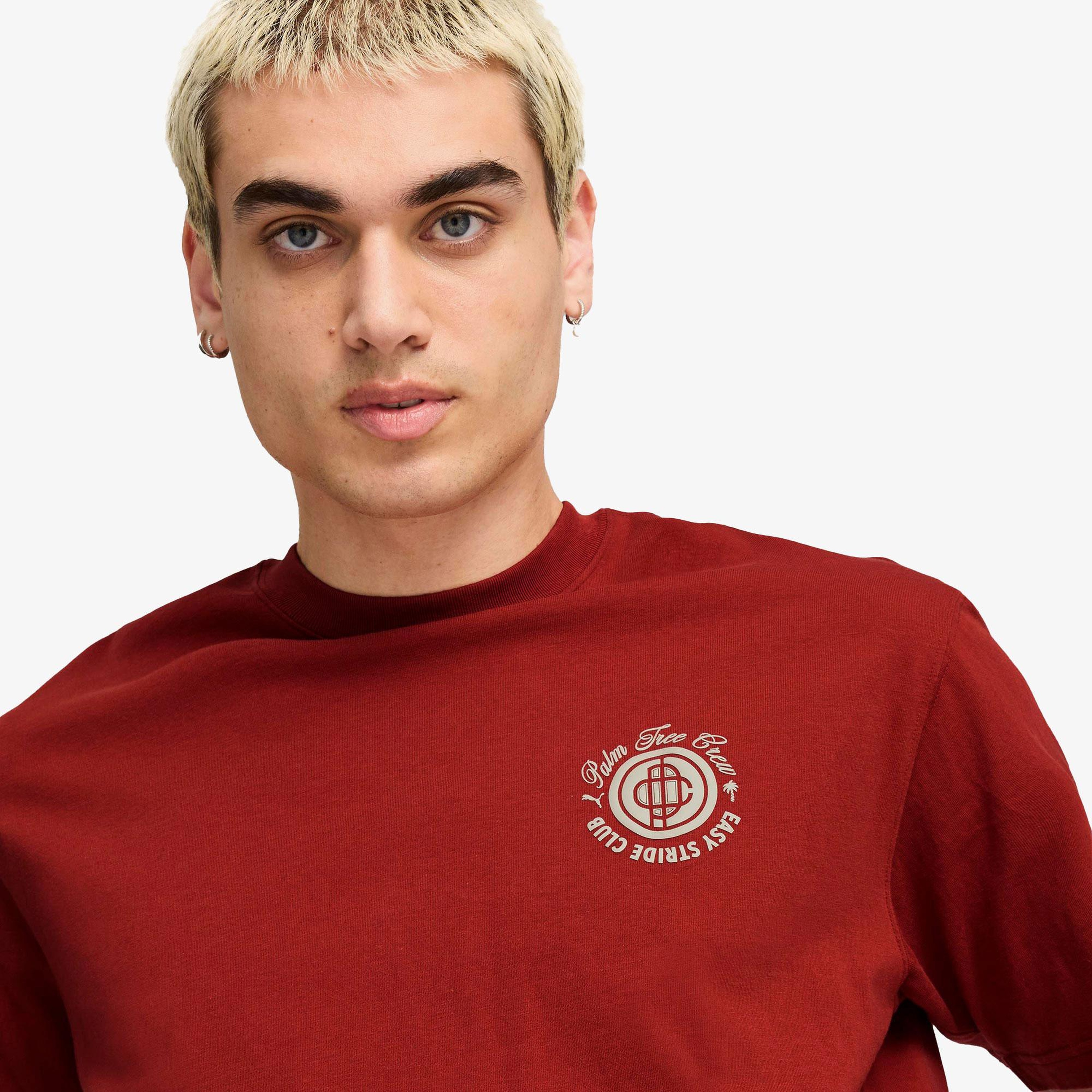 Puma X Ptc Graphic Unisex Kırmızı T-Shirt