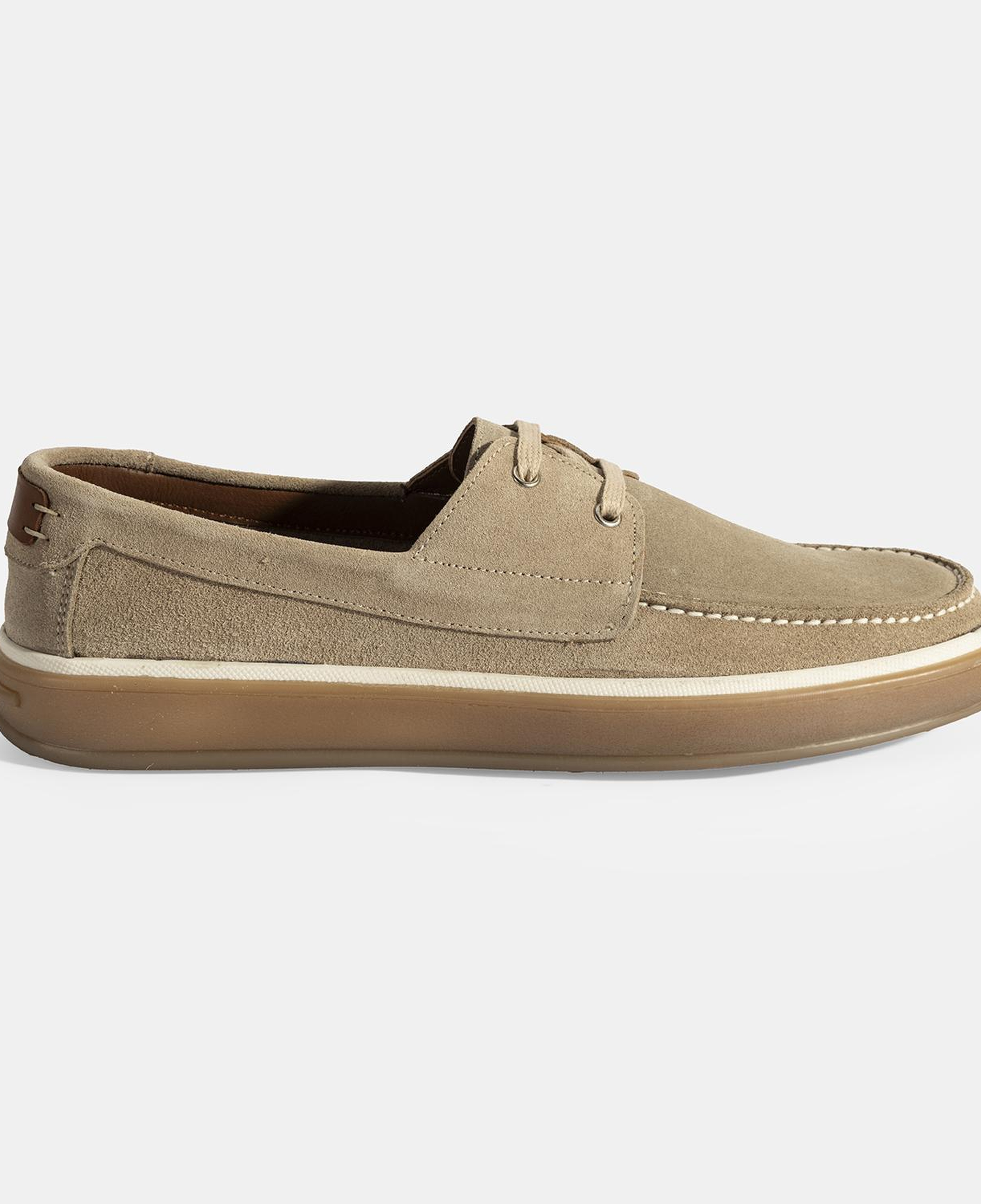 Erkek Vizon Bağcıklı Süet Ayakkabı