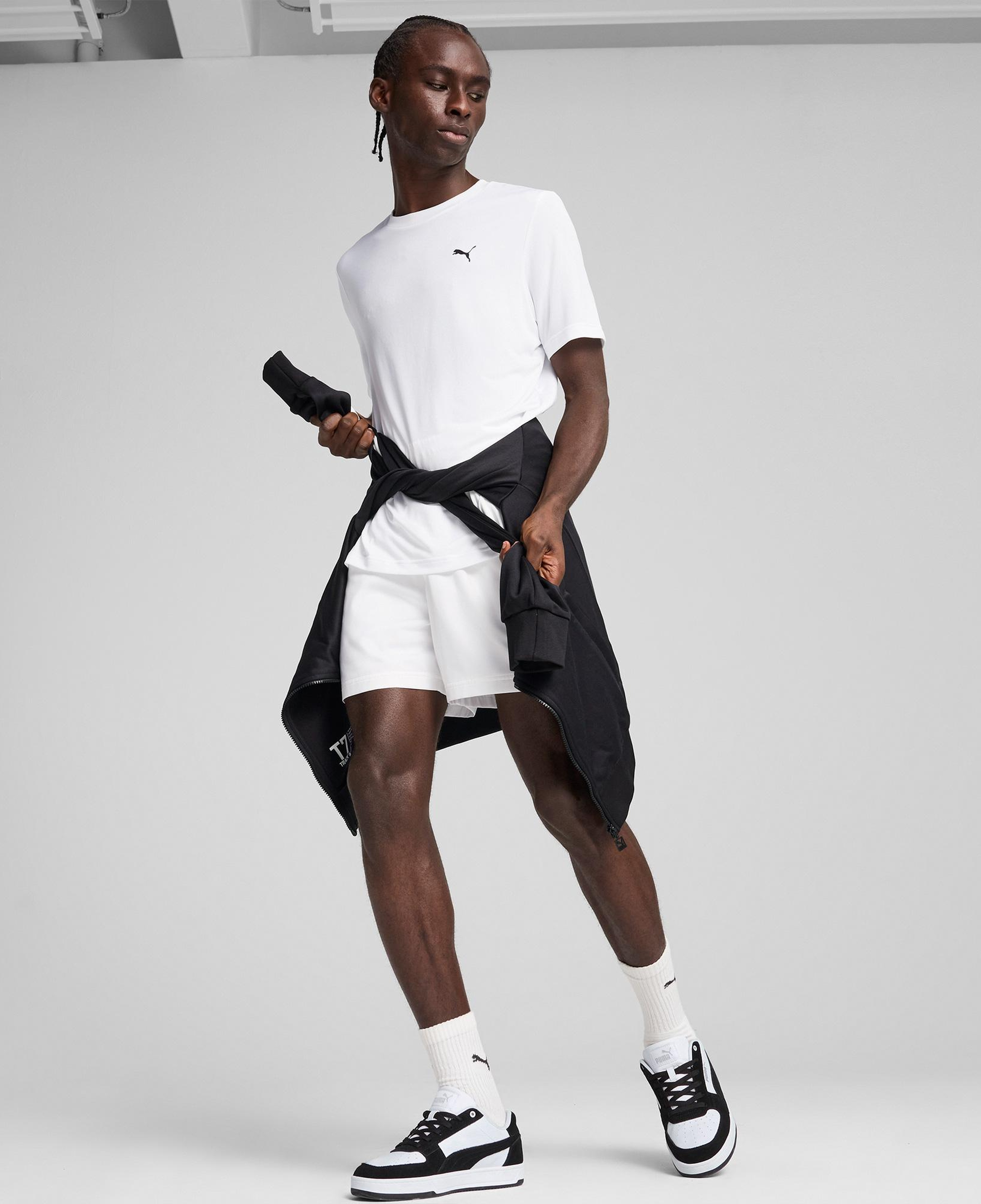 Puma Ess Small Logo Poly Erkek Beyaz T-Shirt
