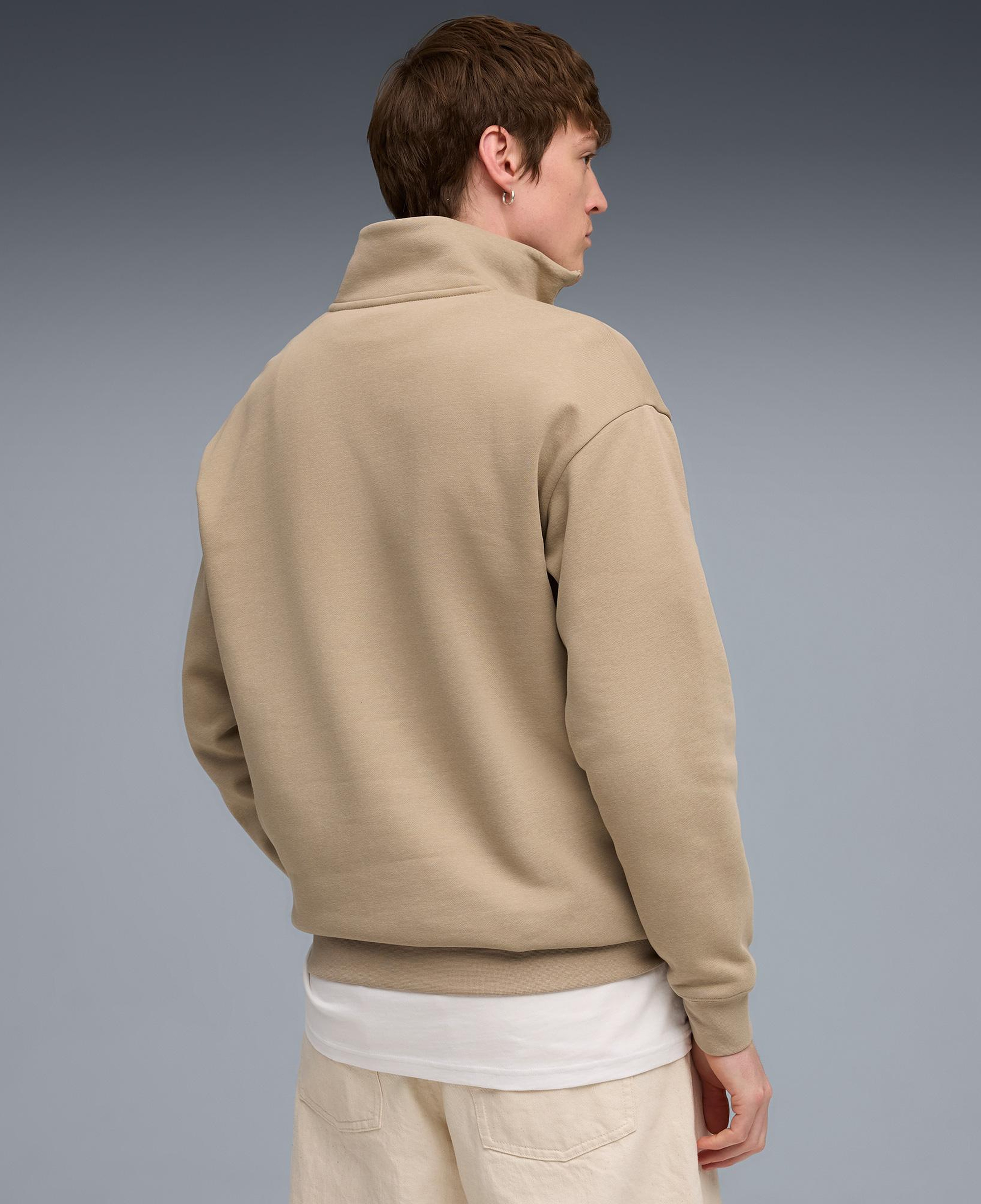 Puma Class Half Zip Erkek Kahverengi Sweatshirt