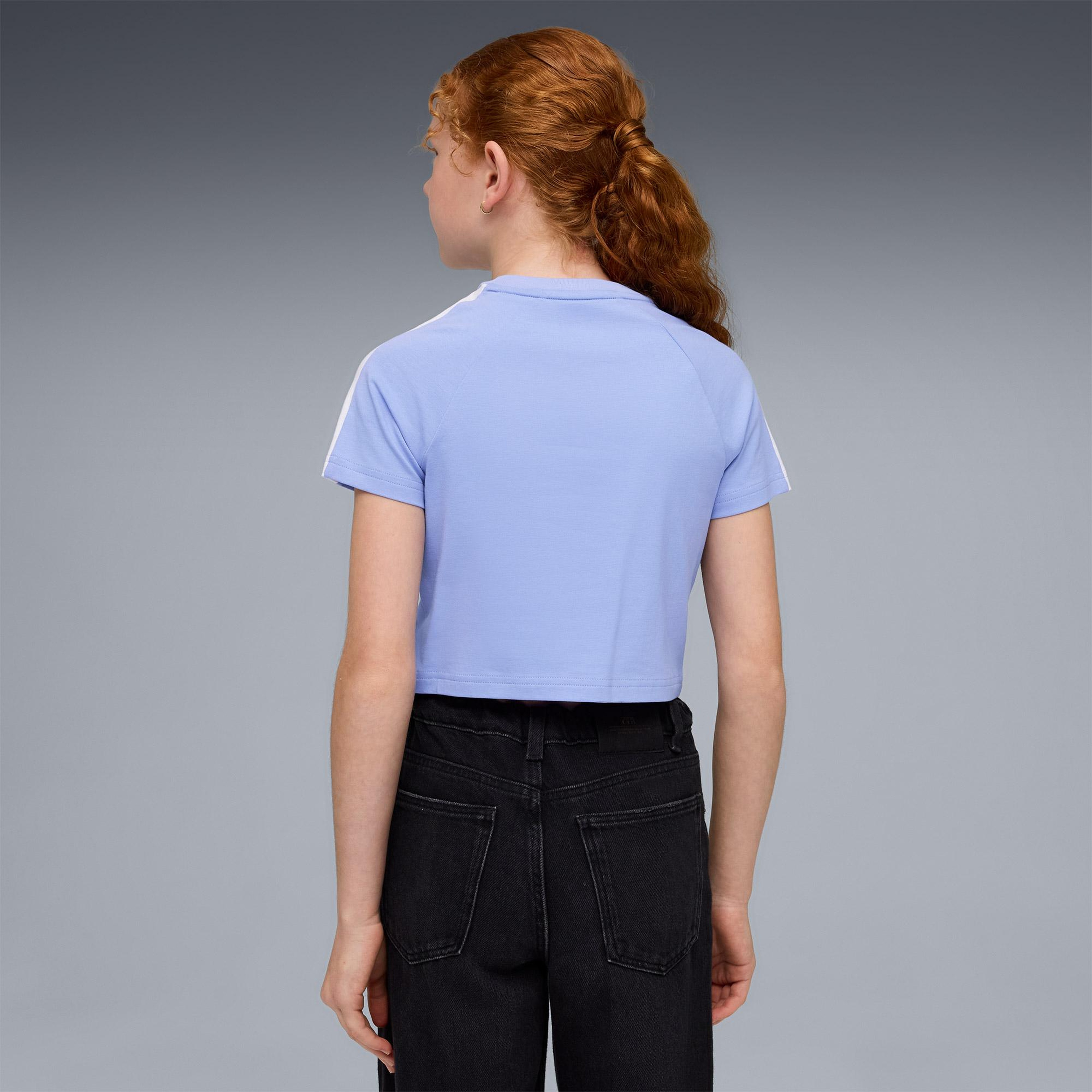 Puma T7 Baby  Çocuk Mor T-Shirt