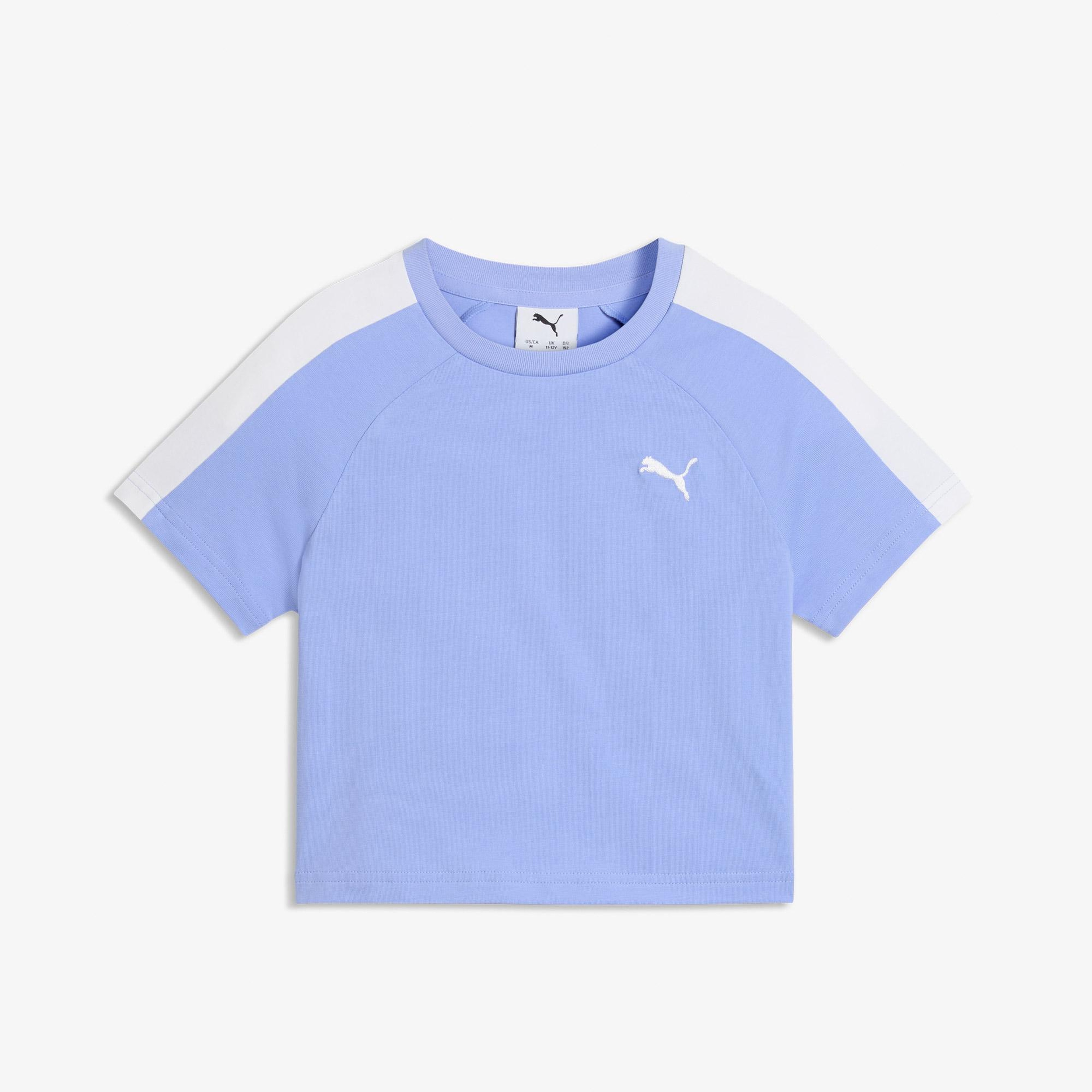 Puma T7 Baby  Çocuk Mor T-Shirt