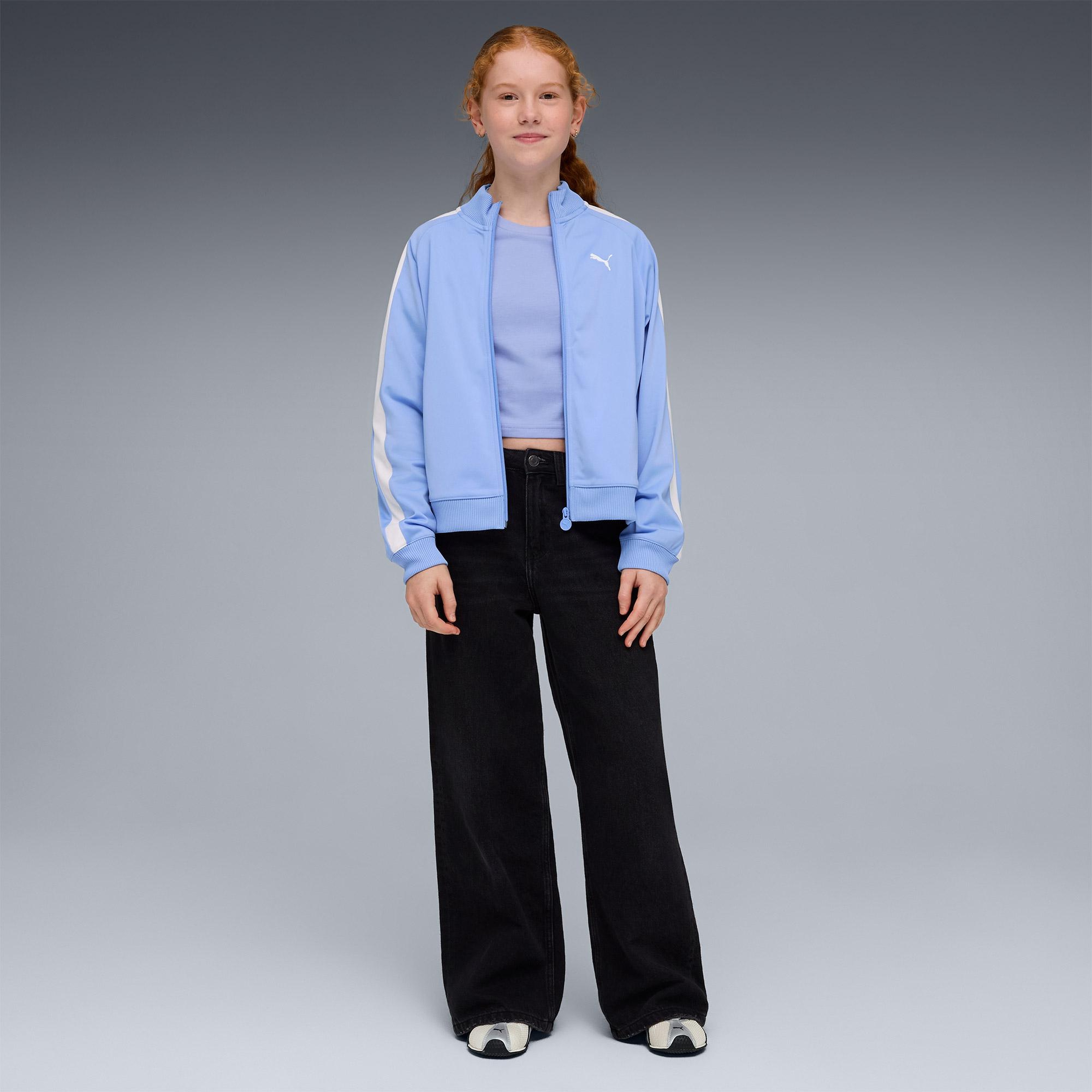 Puma T7 Baby  Çocuk Mor T-Shirt