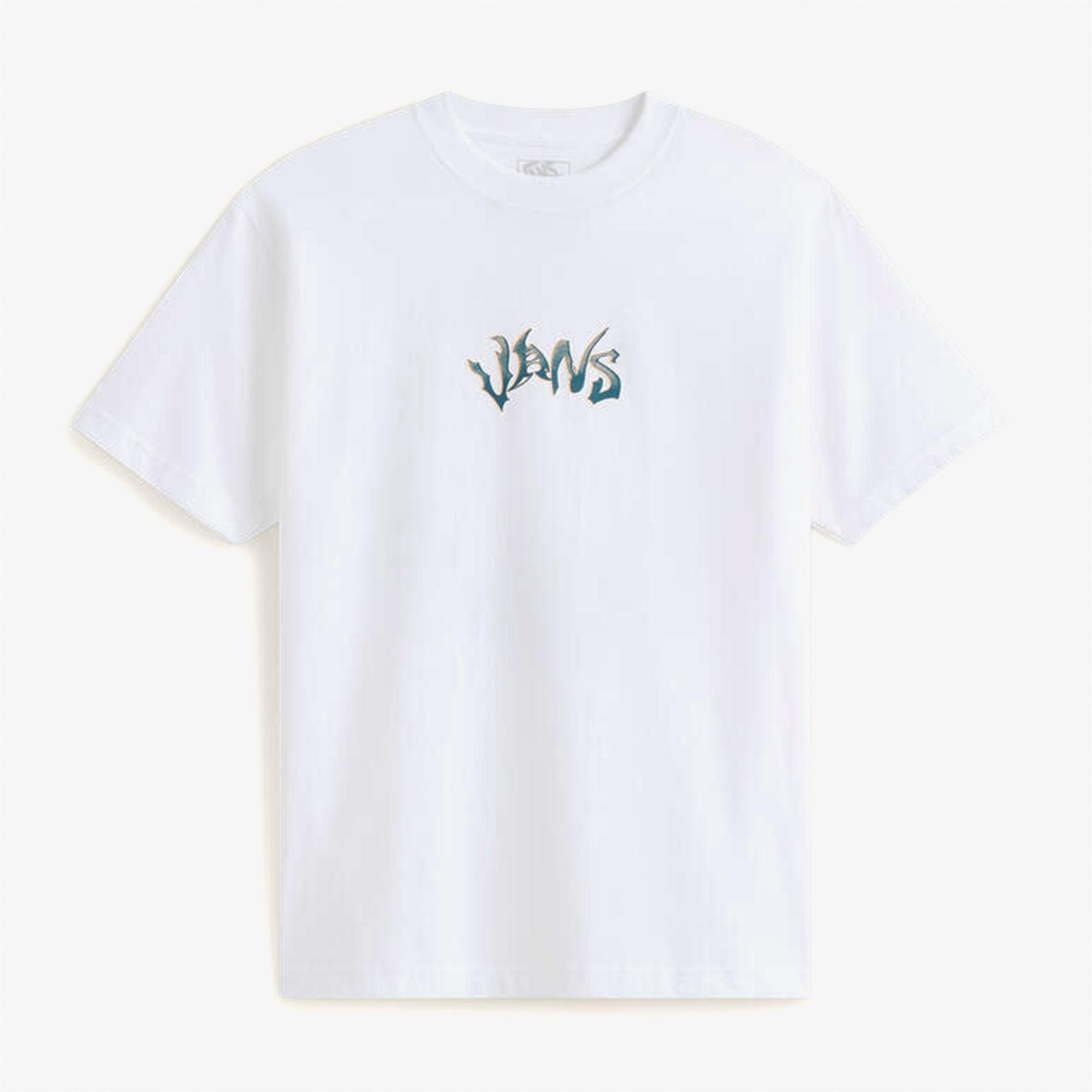 Vans Wild Circle Erkek Beyaz T-Shirt