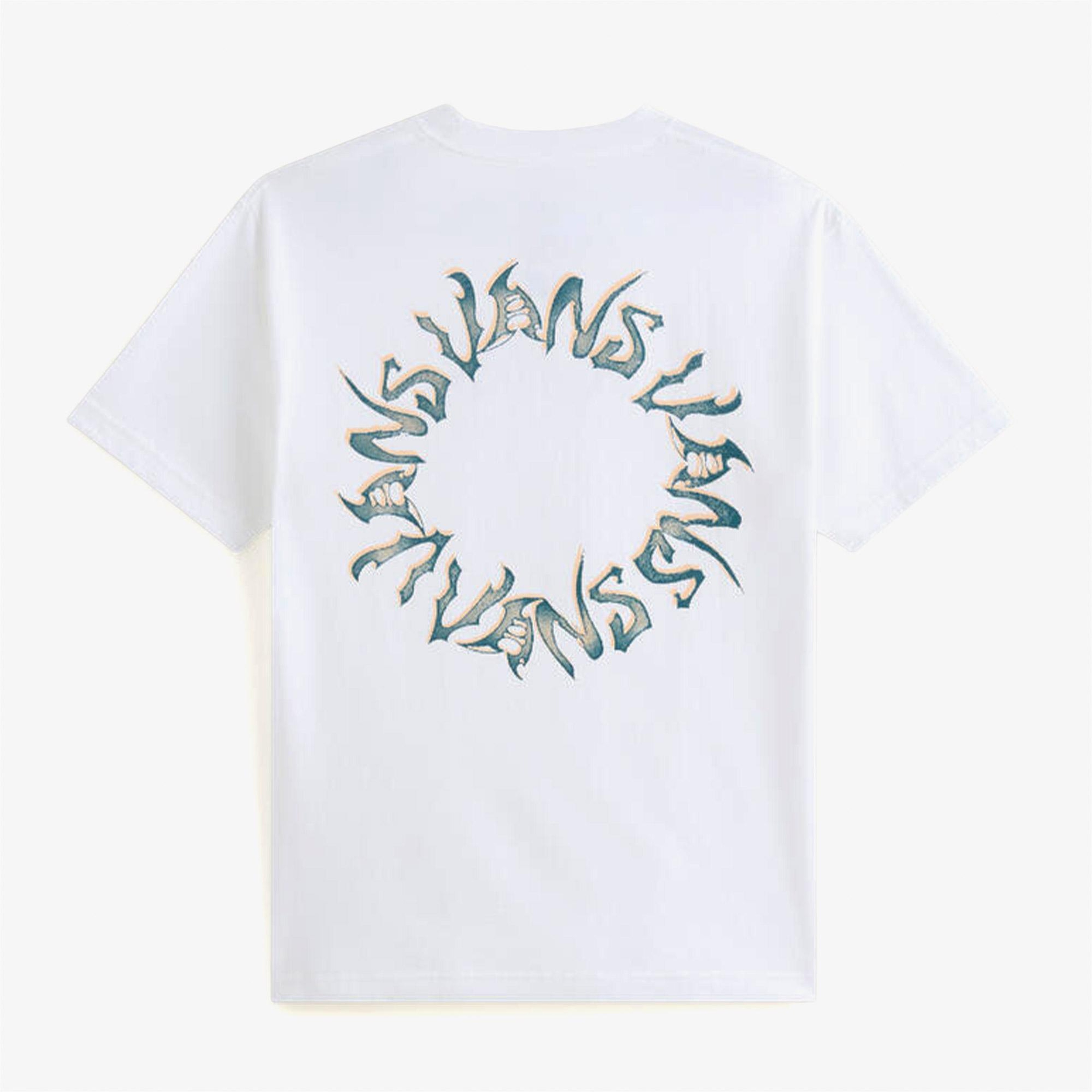 Vans Wild Circle Erkek Beyaz T-Shirt