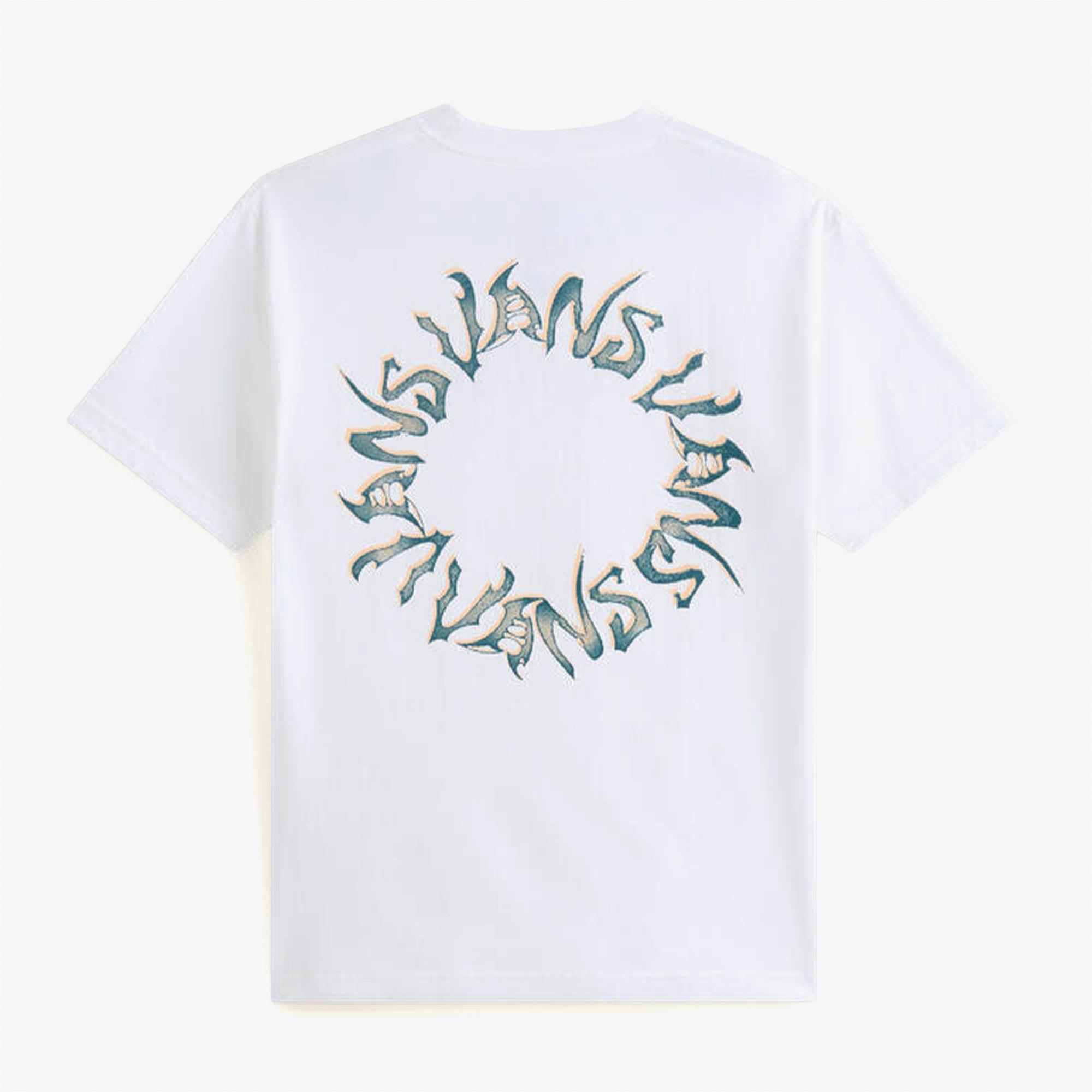 Vans Wild Circle Erkek Beyaz T-Shirt