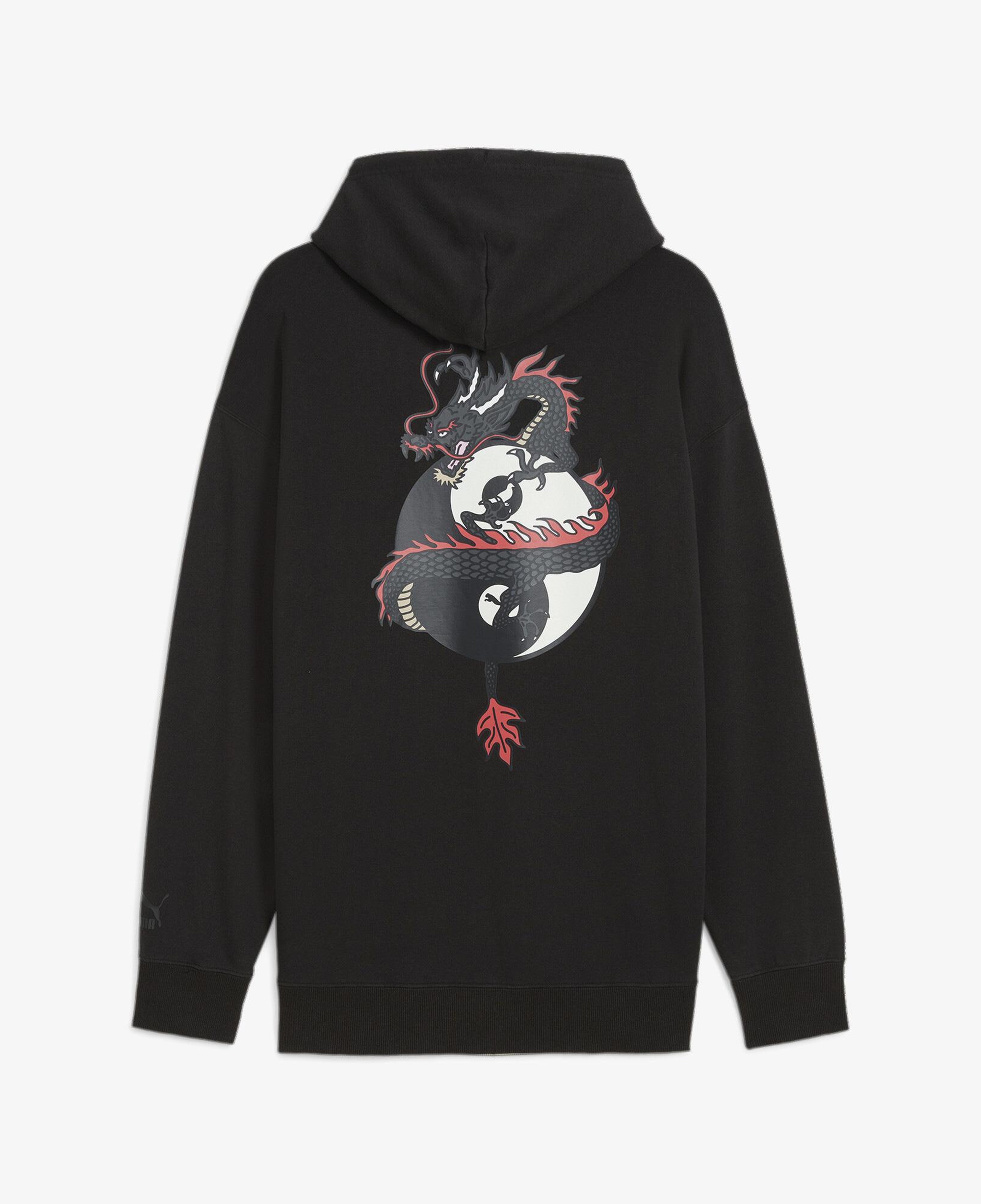 Puma X Staple Graphic Erkek Siyah Hoodie