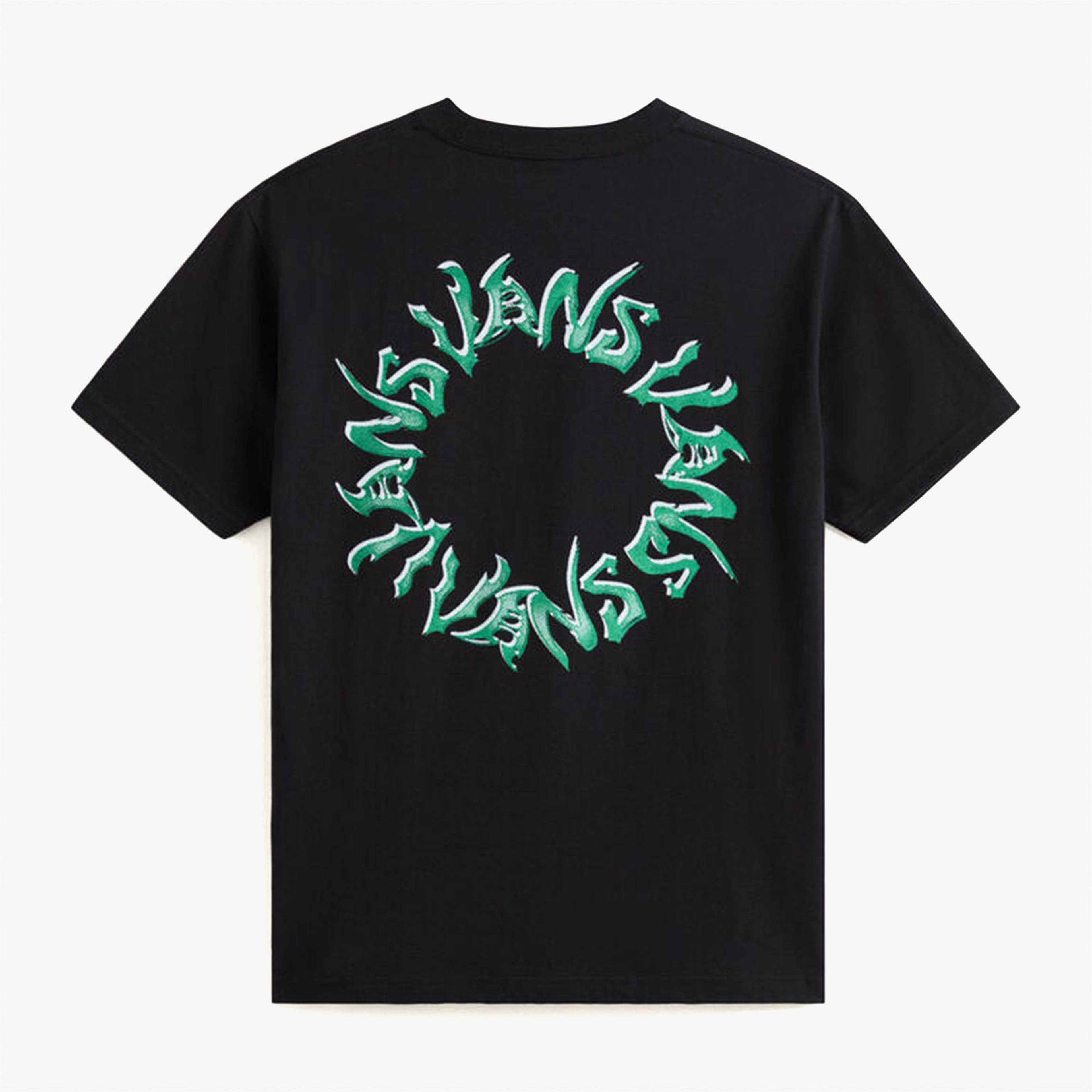 Vans Wild Circle Erkek Siyah T-Shirt