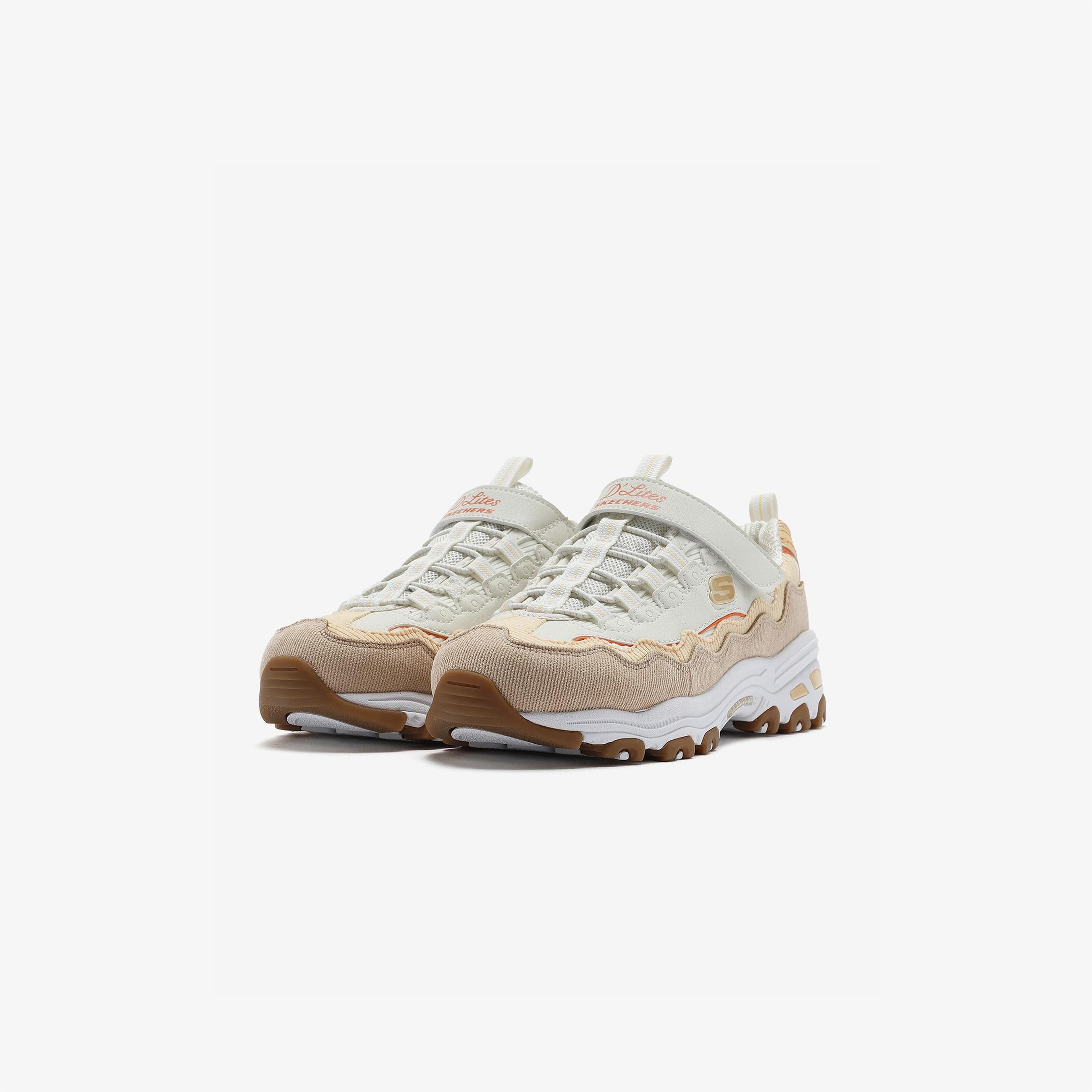 Skechers D'Lites Çocuk Bej Spor Ayakkabı