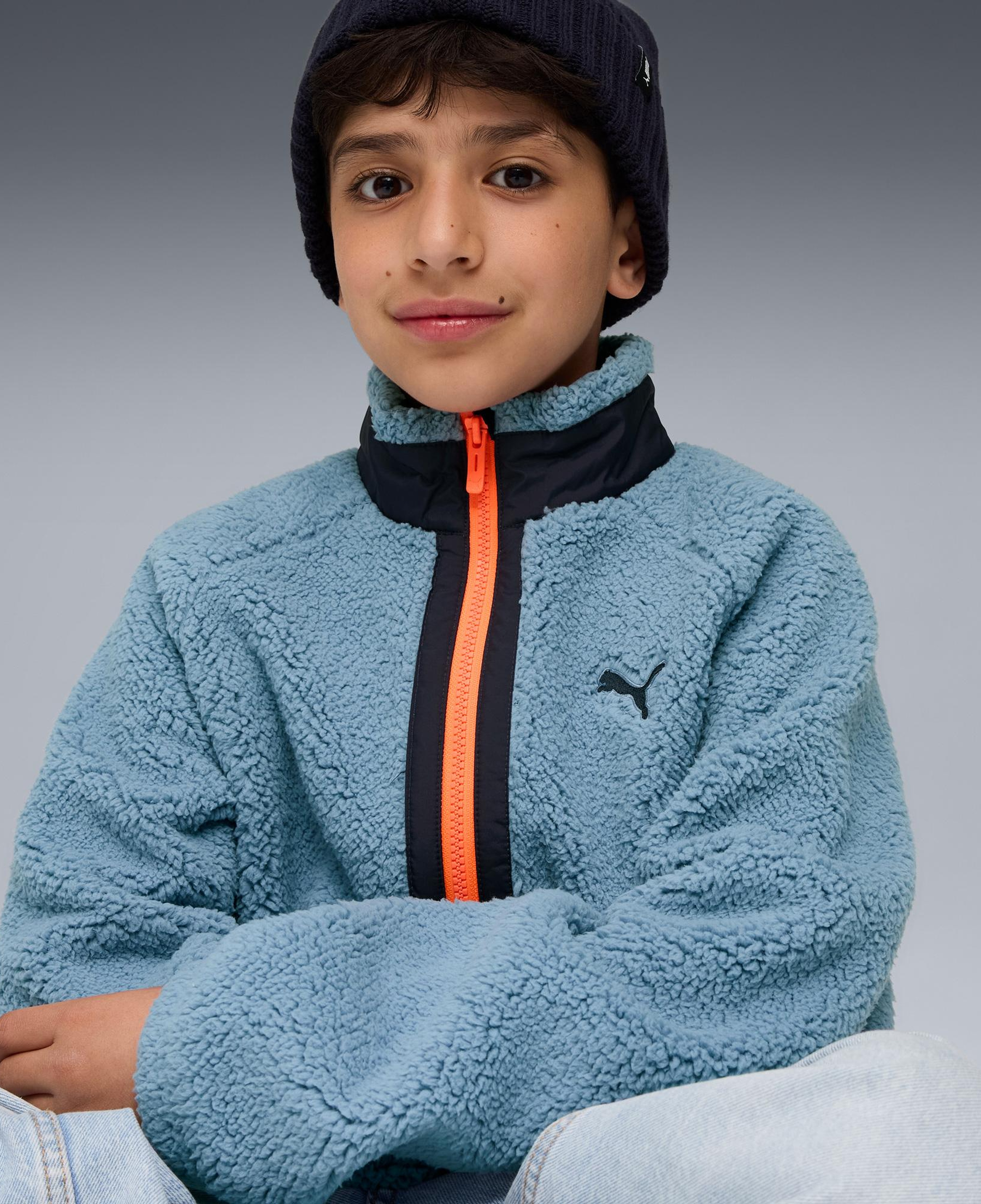Puma Tech Çocuk Mavi Ceket
