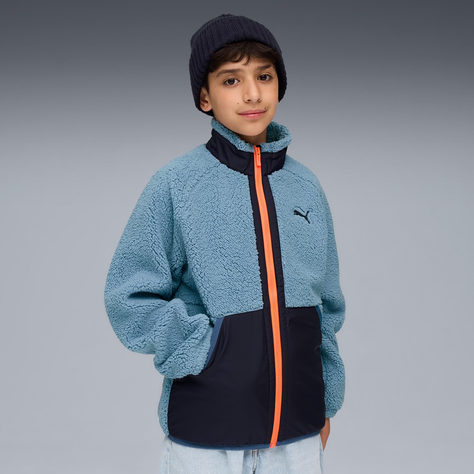 Puma Tech Çocuk Mavi Ceket