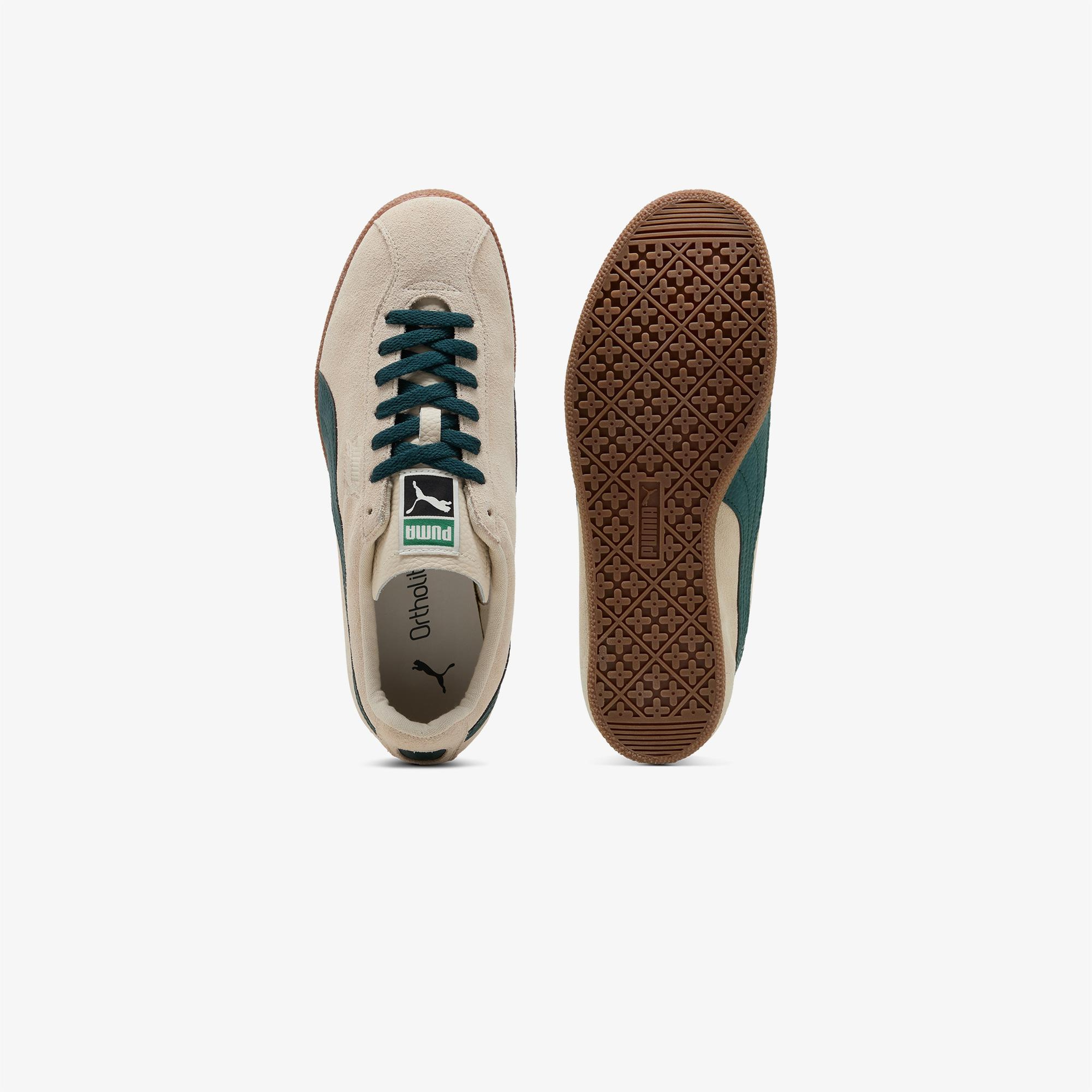 Puma Brasil Leather Unisex Krem Spor Ayakkabı