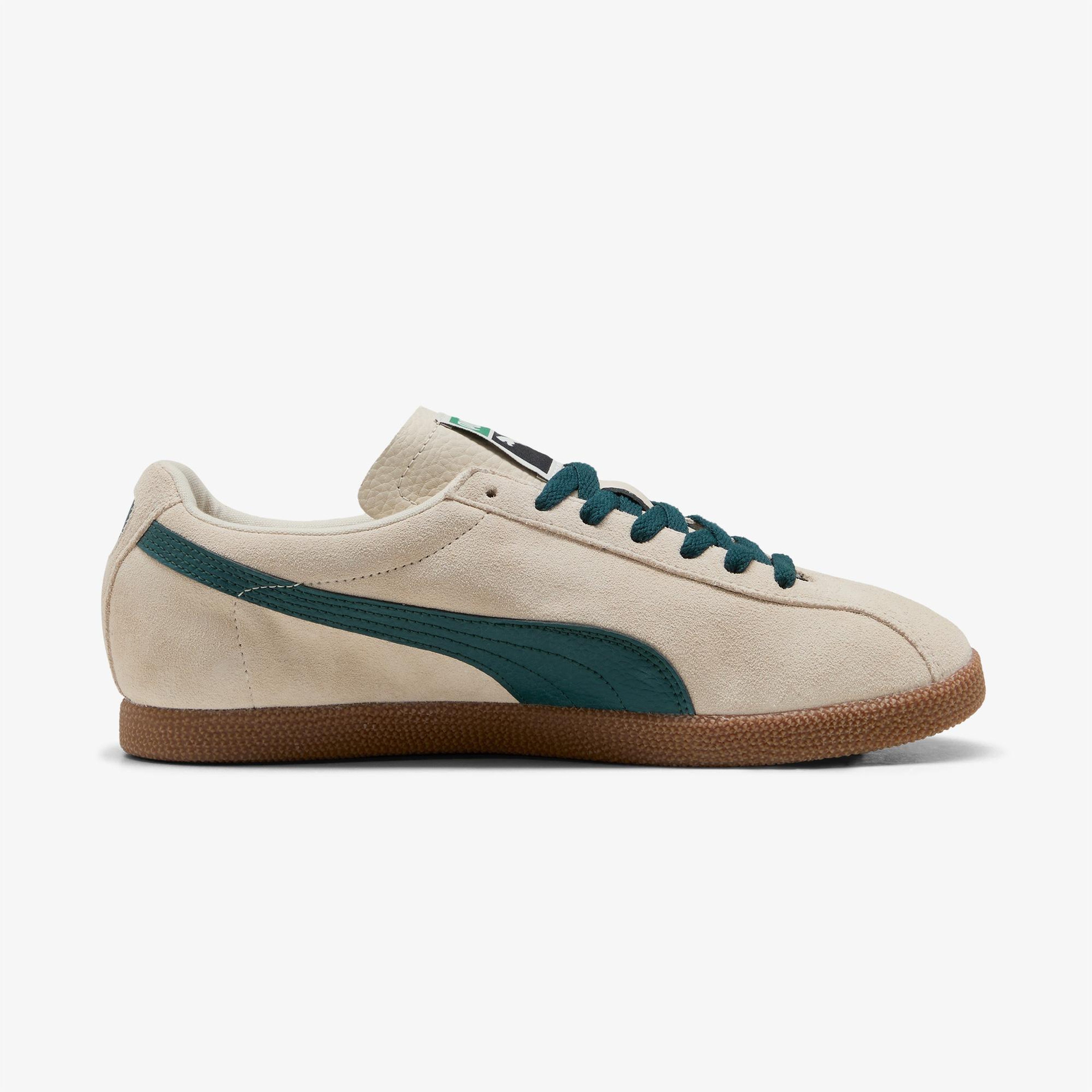Puma Brasil Leather Unisex Krem Spor Ayakkabı