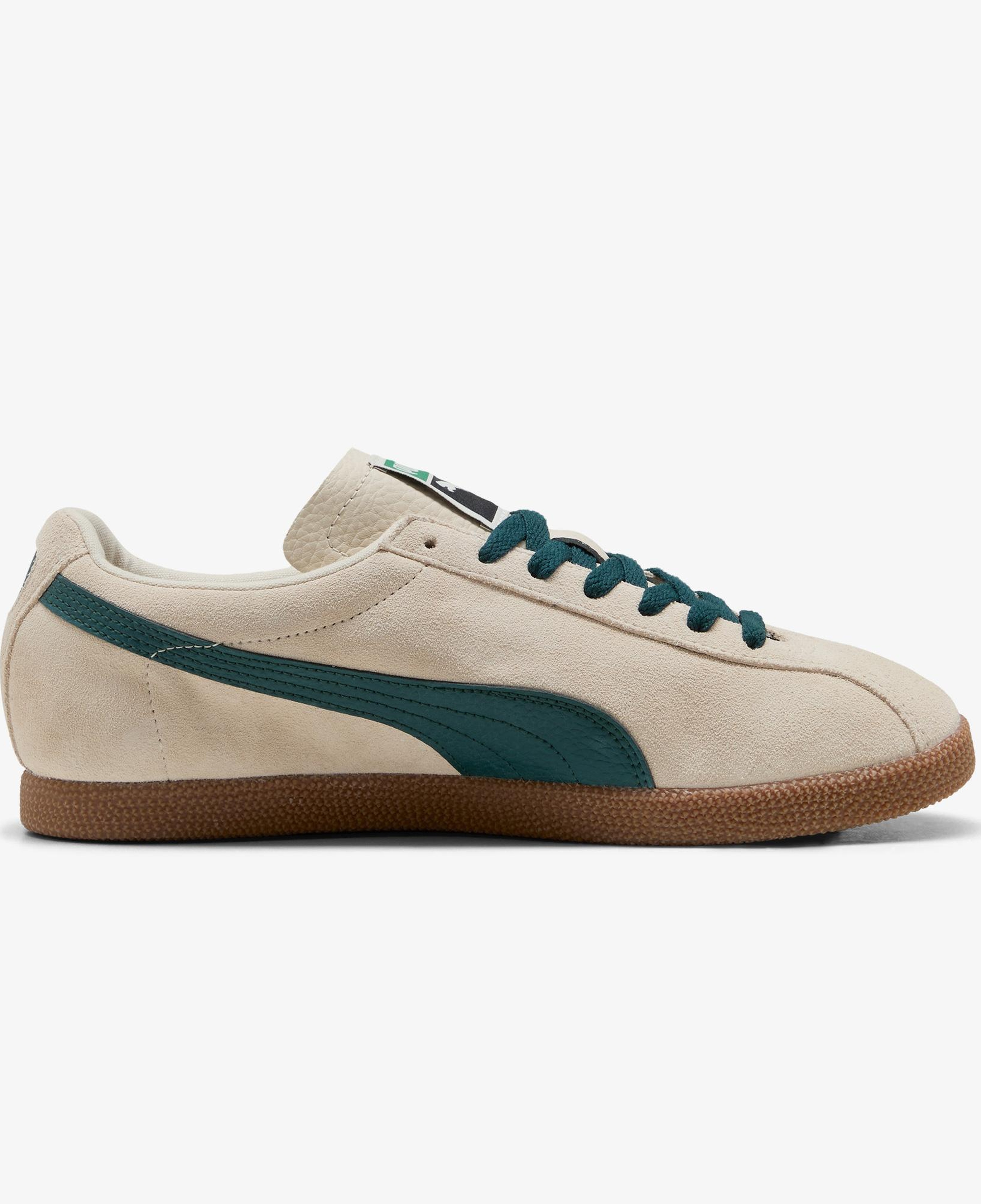 Puma Brasil Leather Unisex Krem Spor Ayakkabı