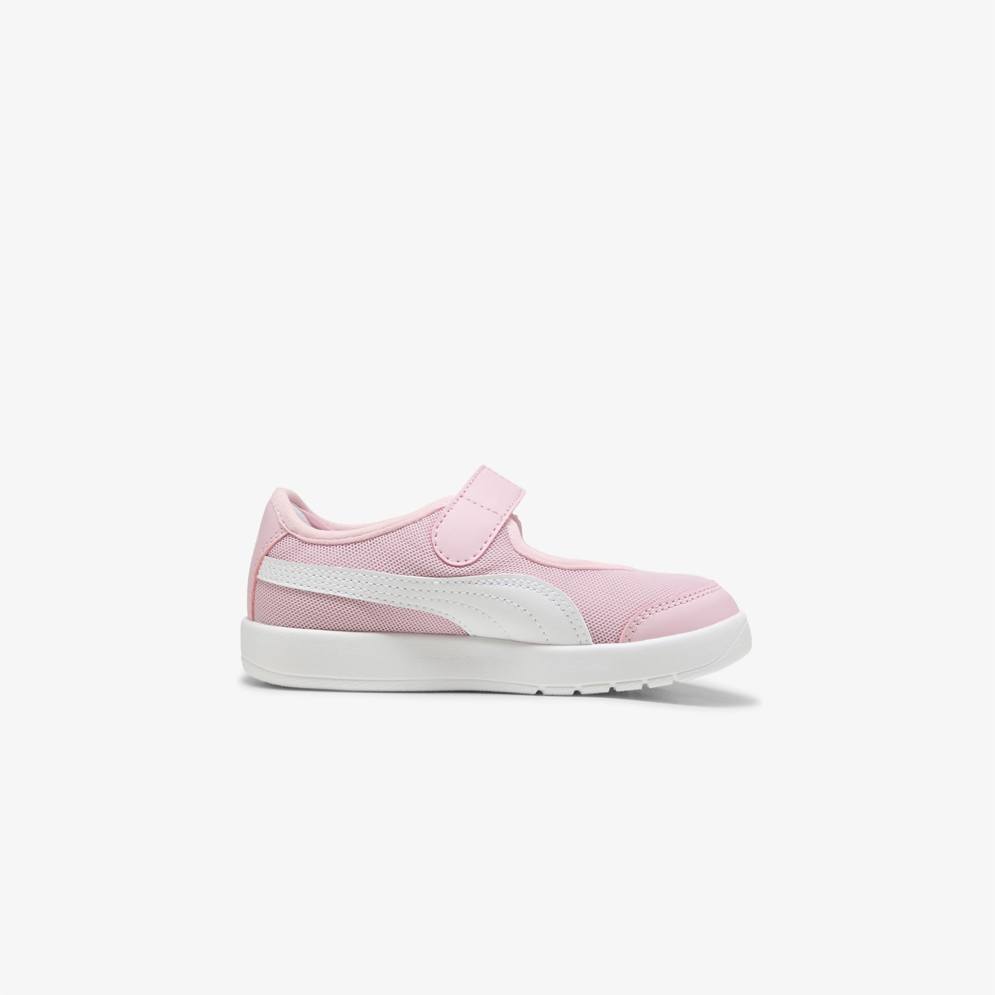 Puma Courtflex V3 Lina V Çocuk Pembe Spor Ayakkabı