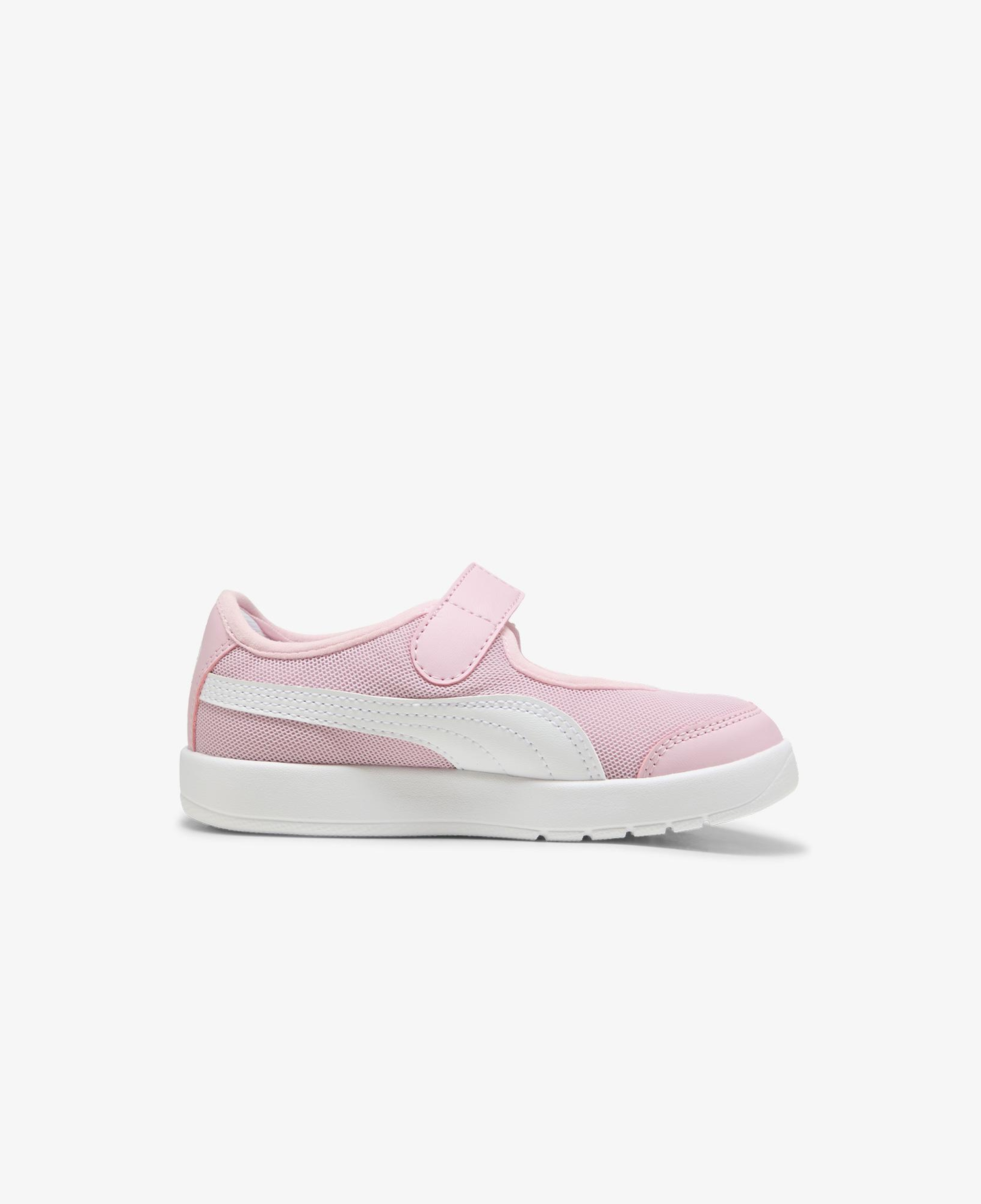 Puma Courtflex V3 Lina V Çocuk Pembe Spor Ayakkabı