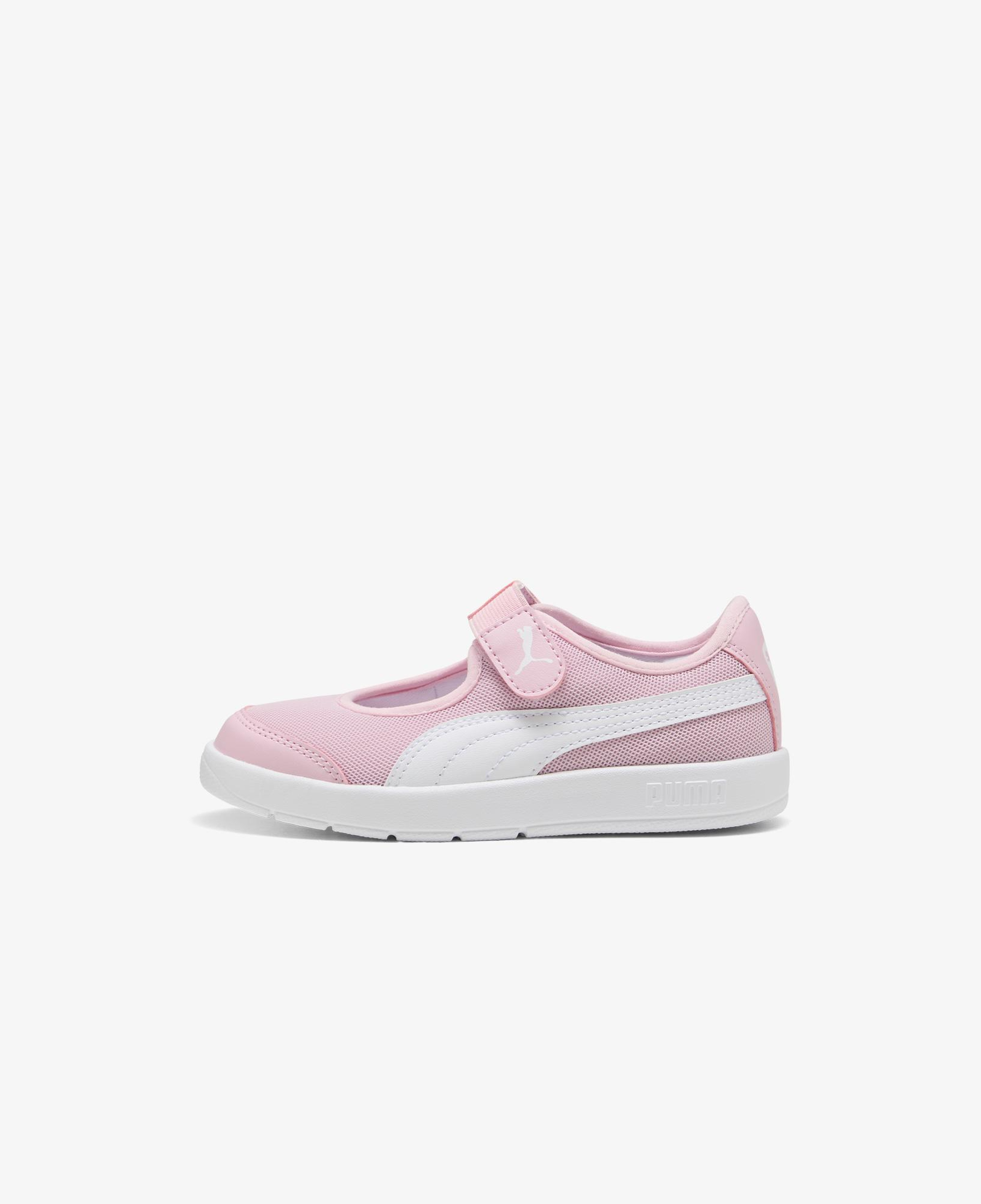 Puma Courtflex V3 Lina V Çocuk Pembe Spor Ayakkabı