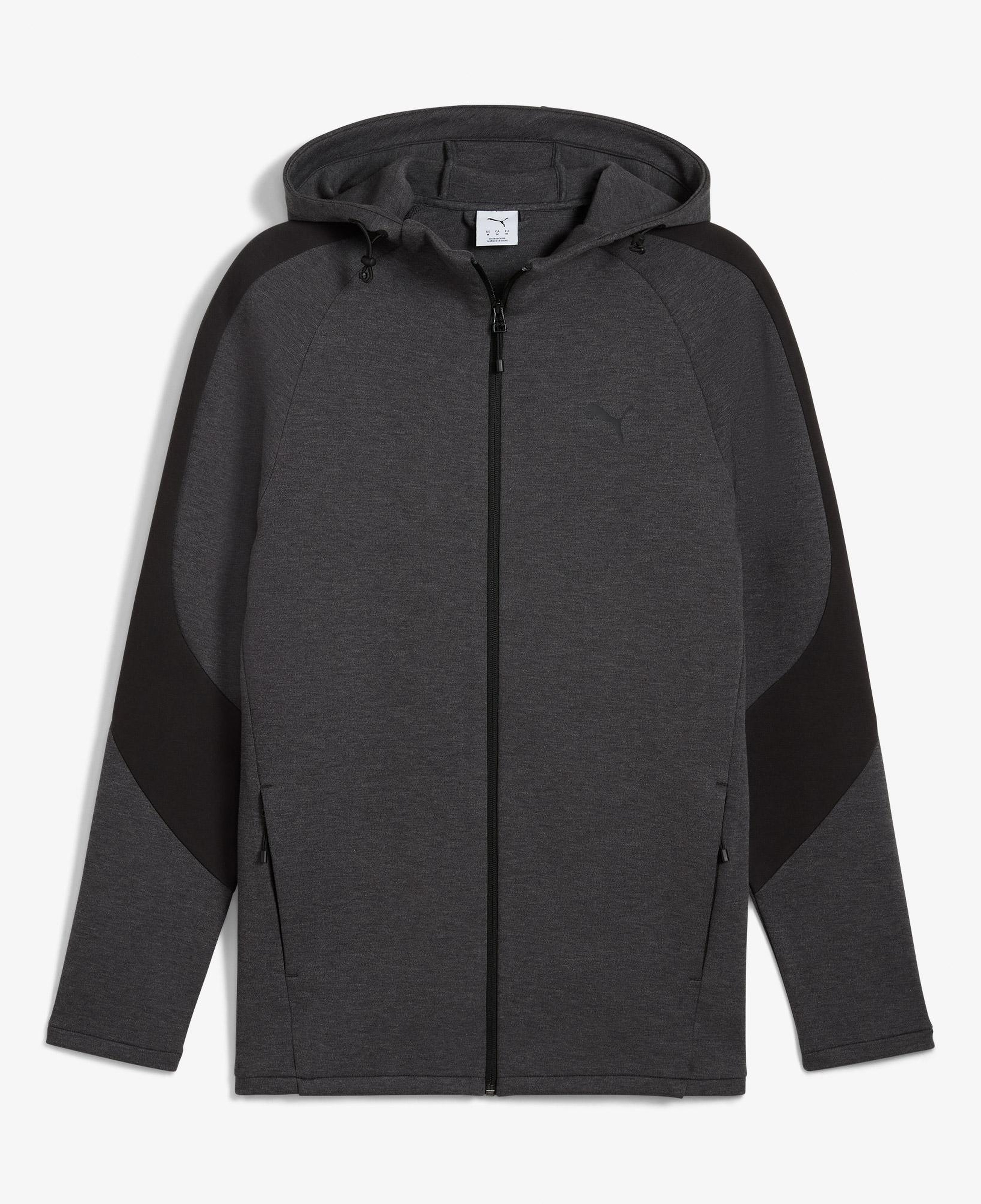 Puma Evostripe Core Fz Erkek Gri Eşofman Üstü