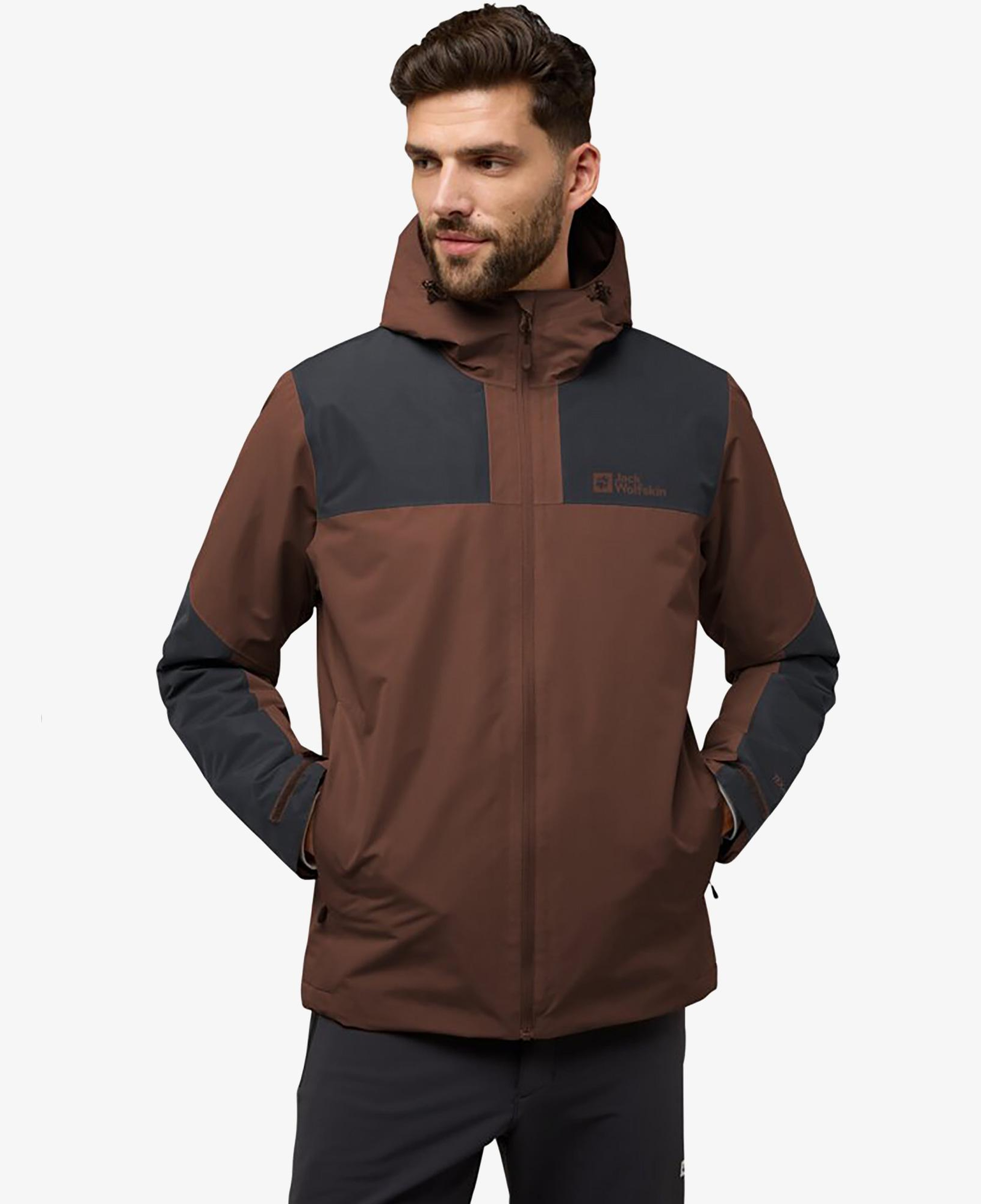 Jack Wolfskin Jasper Insulated Erkek Kahverengi Ceket