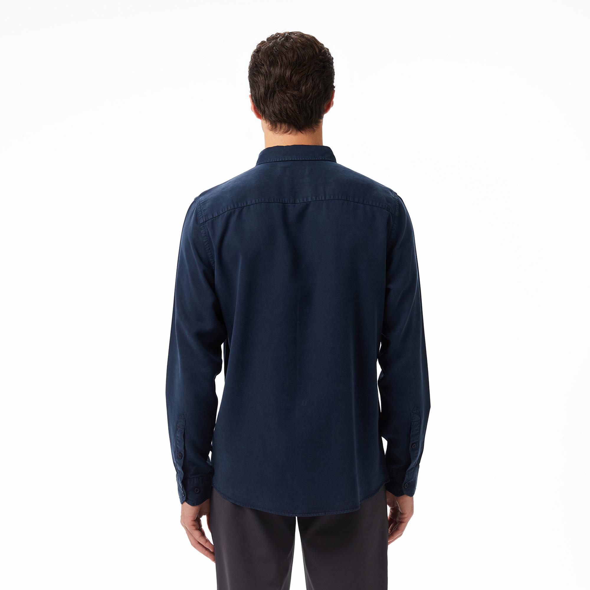 Nautica Erkek Lacivert Classic Fit Gömlek