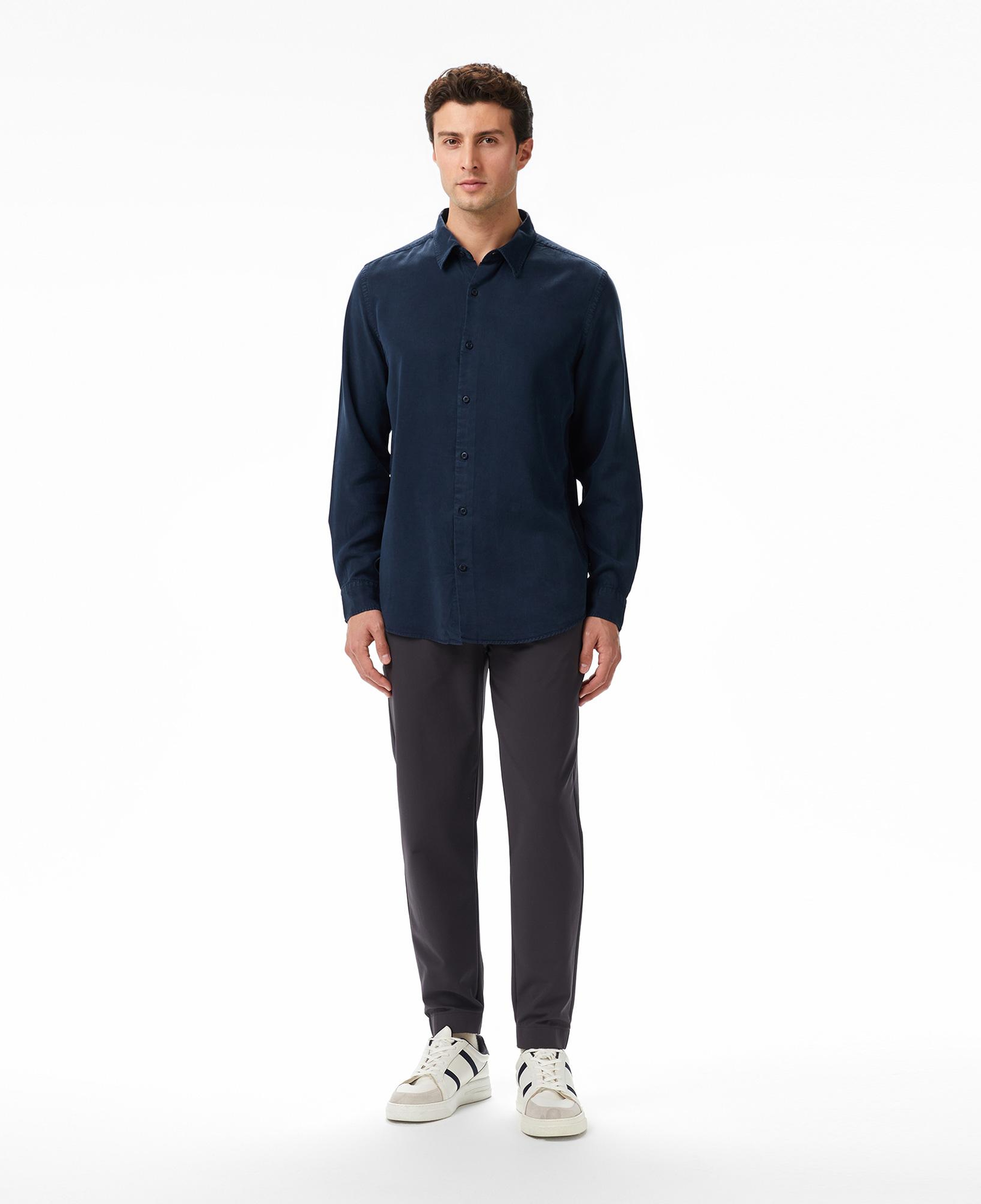 Nautica Erkek Lacivert Classic Fit Gömlek