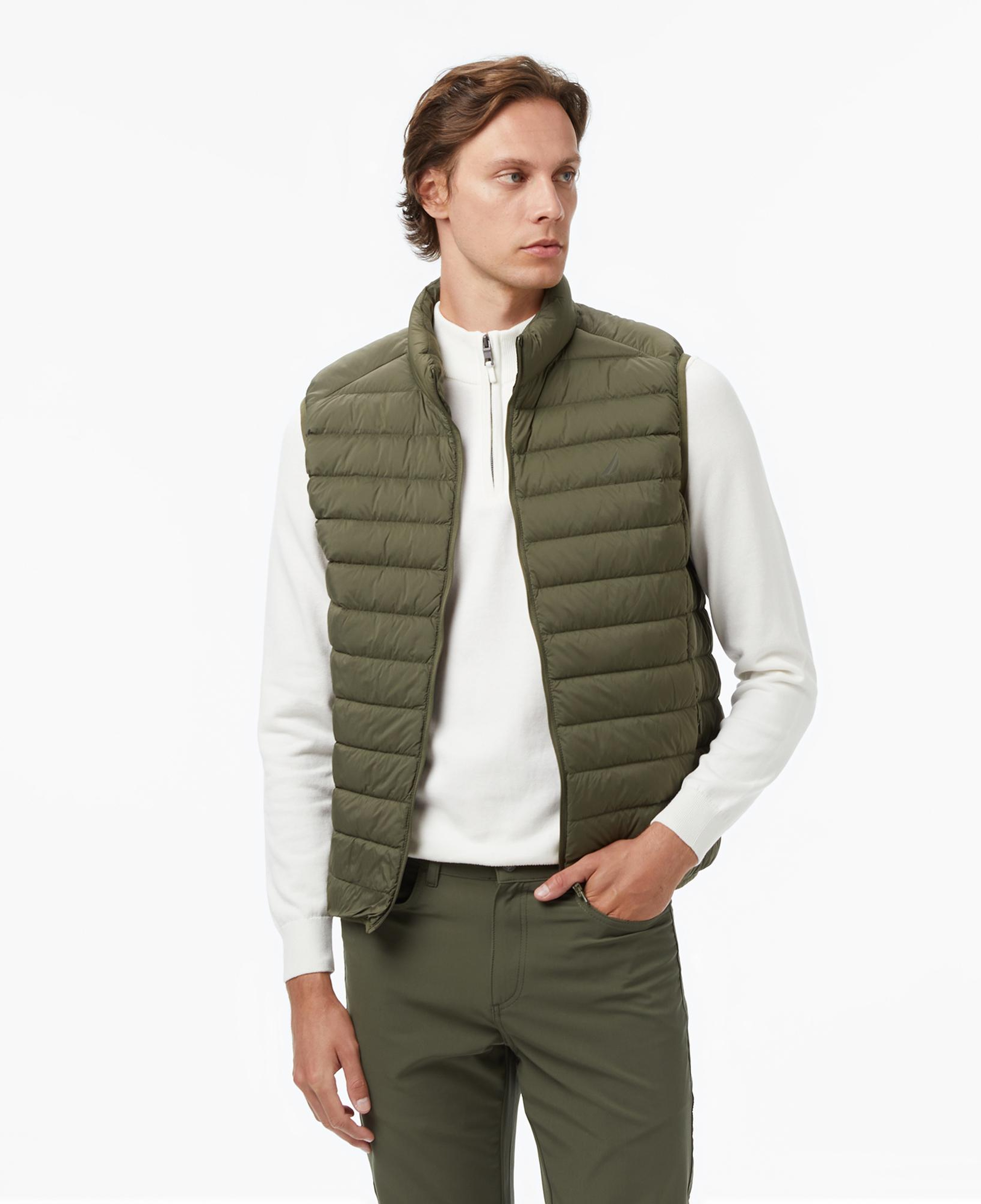 Nautica Erkek Yeşil Su İtici Özellikli Yelek