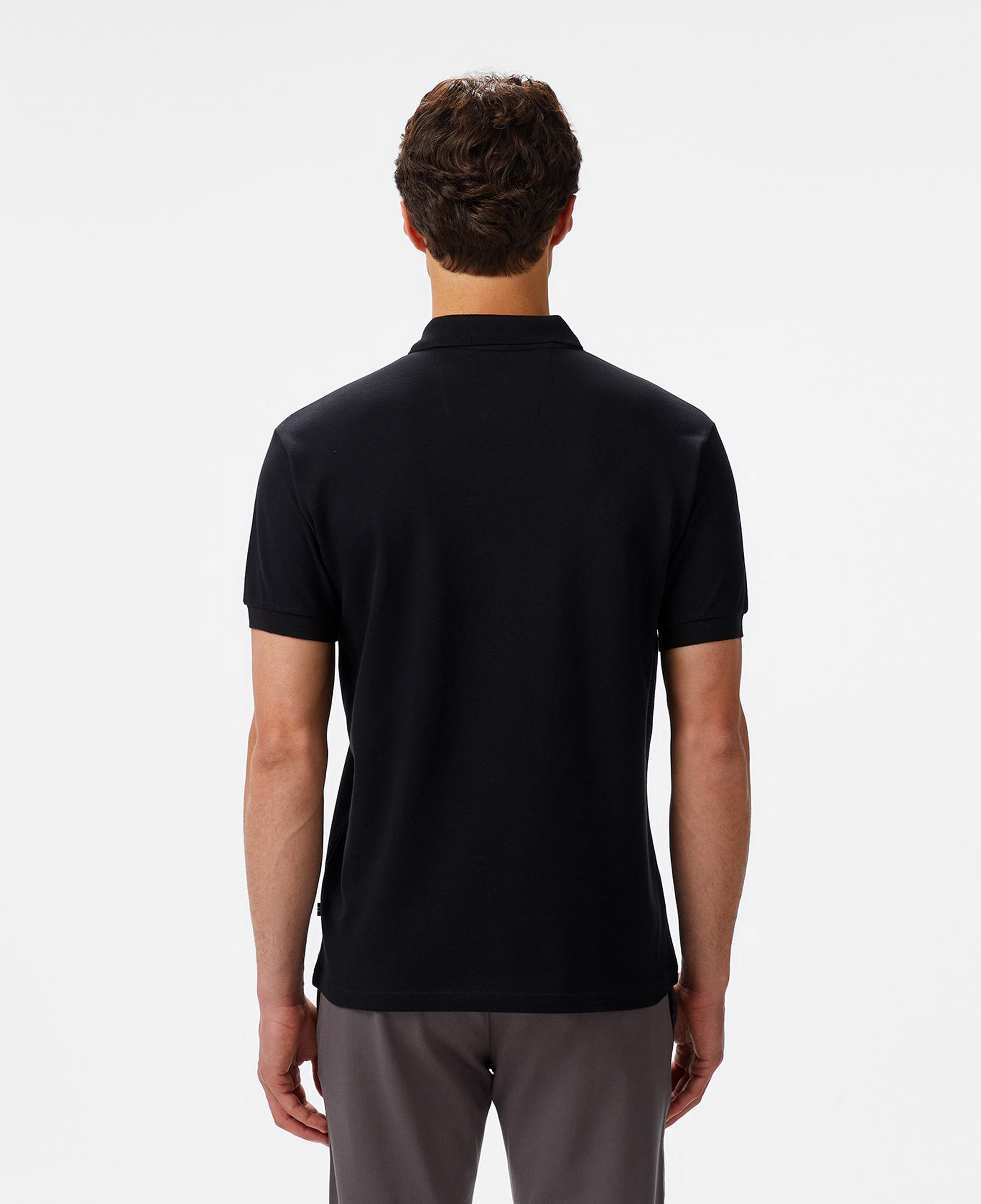 Nautica Erkek Siyah Classic Fit Polo Yaka T-Shirt