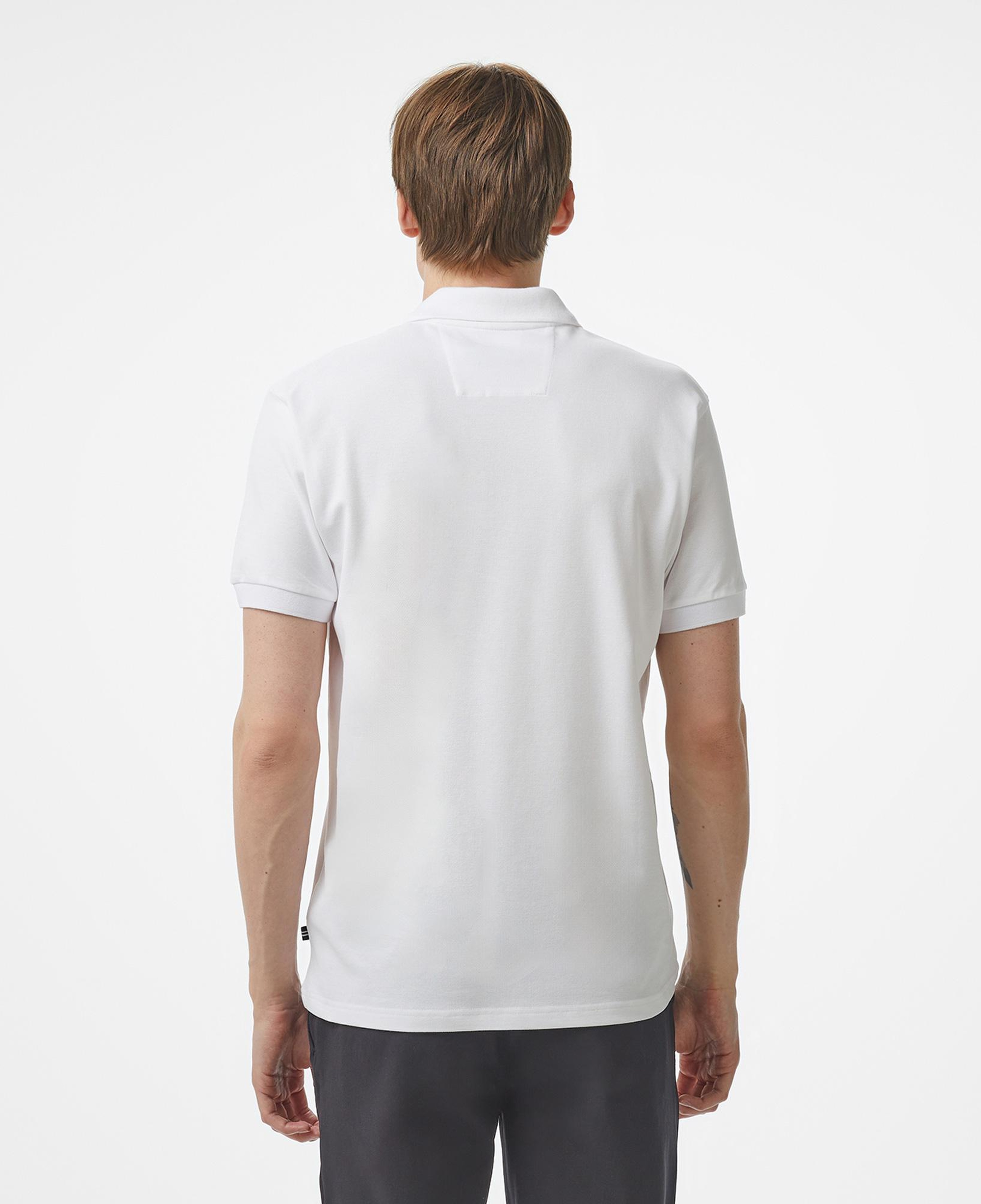 Nautica Erkek Beyaz Classic Fit Polo Yaka T-Shirt