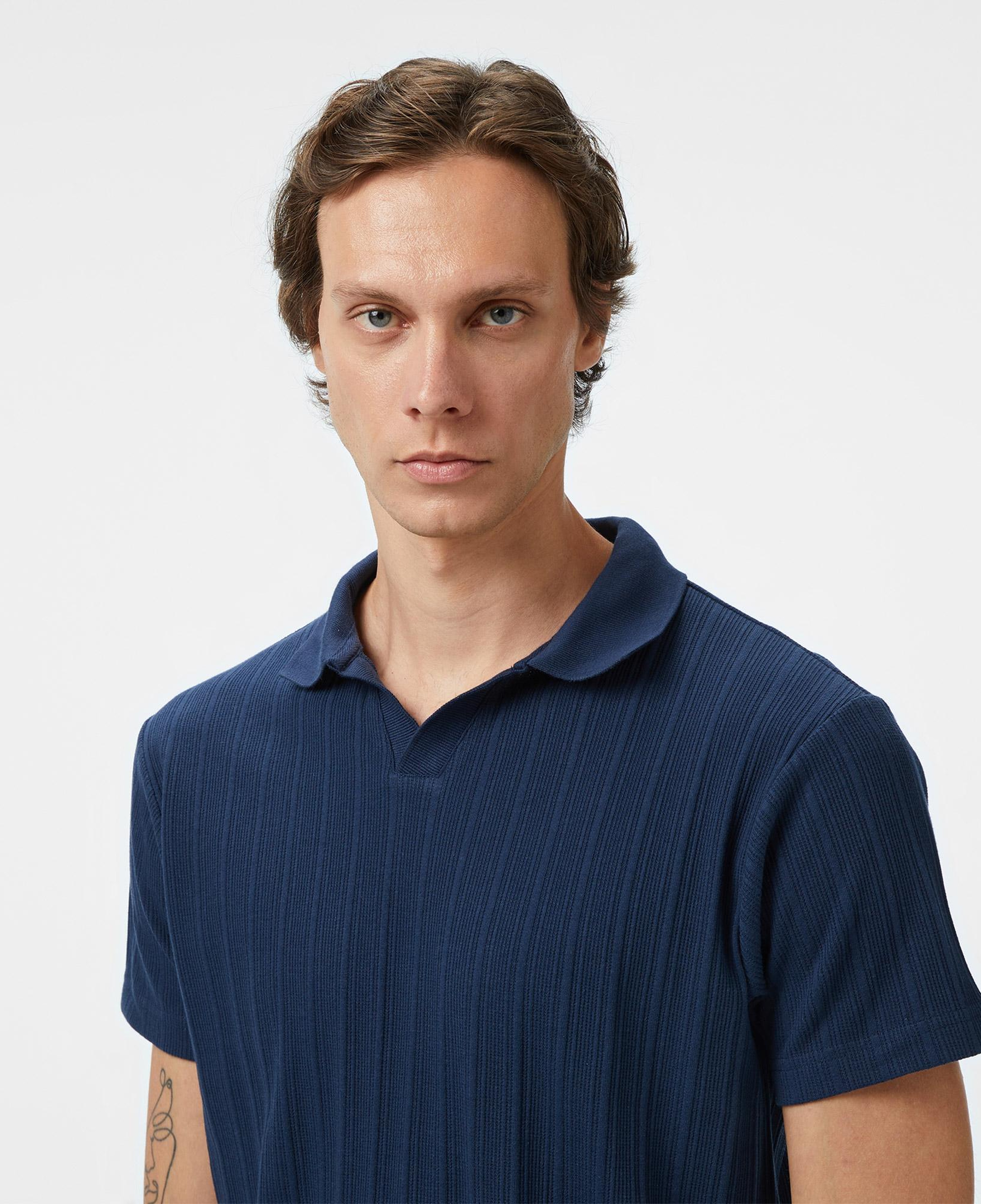Nautica Erkek Lacivert Classic Fit Polo Yaka T-Shirt