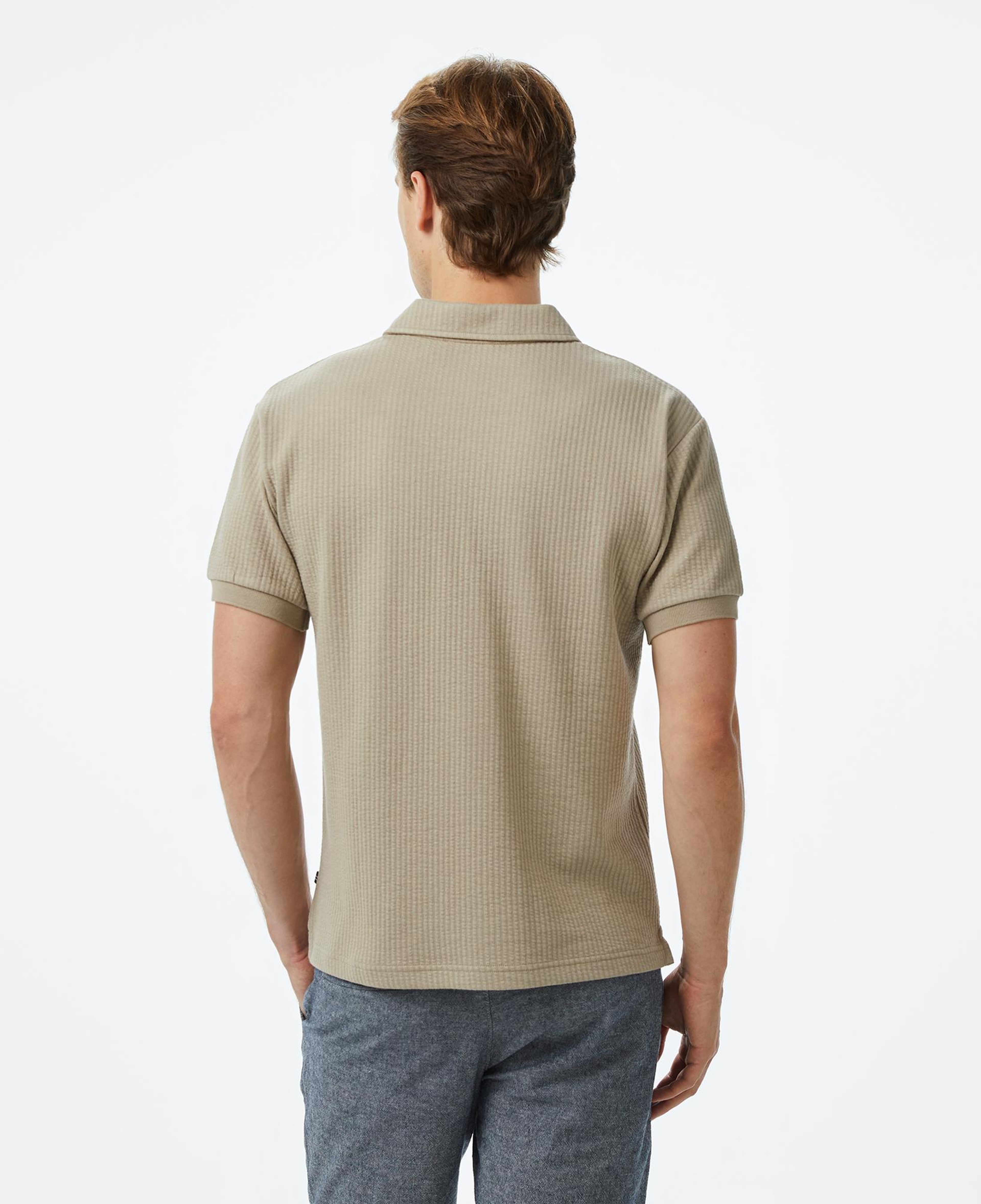 Nautica Erkek Bej Classic Fit Polo