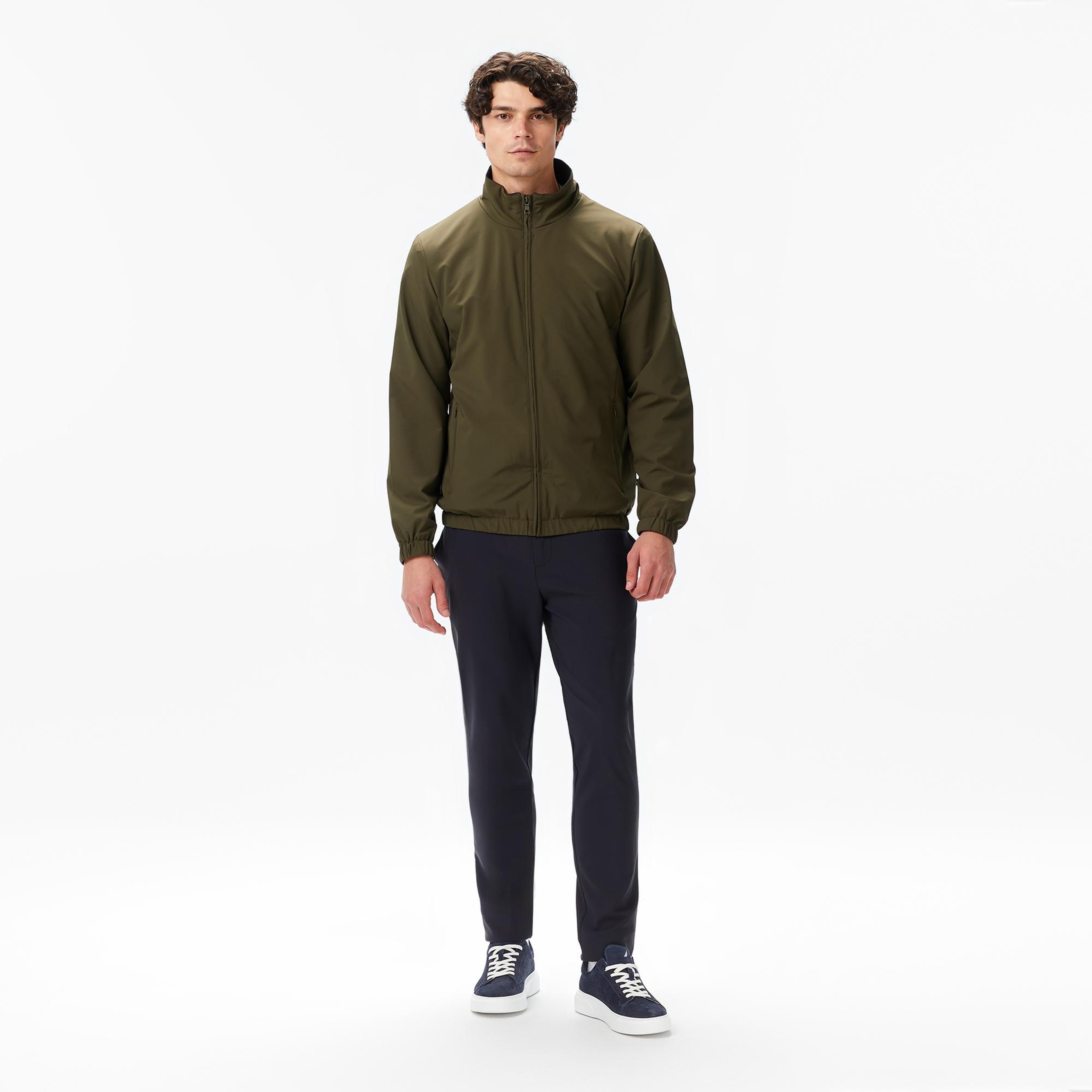 Nautica Erkek Yeşil Regular Fit Mont