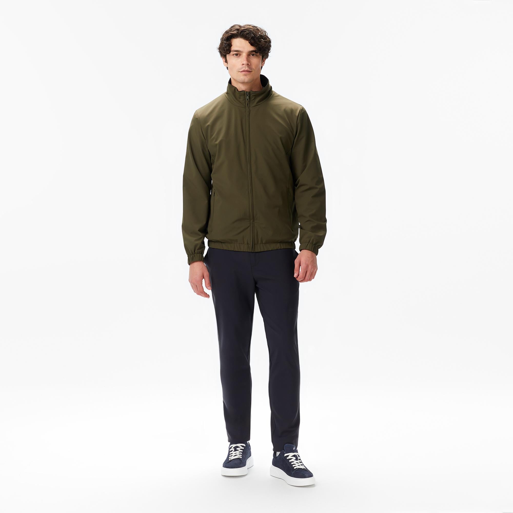 Nautica Erkek Yeşil Regular Fit Mont