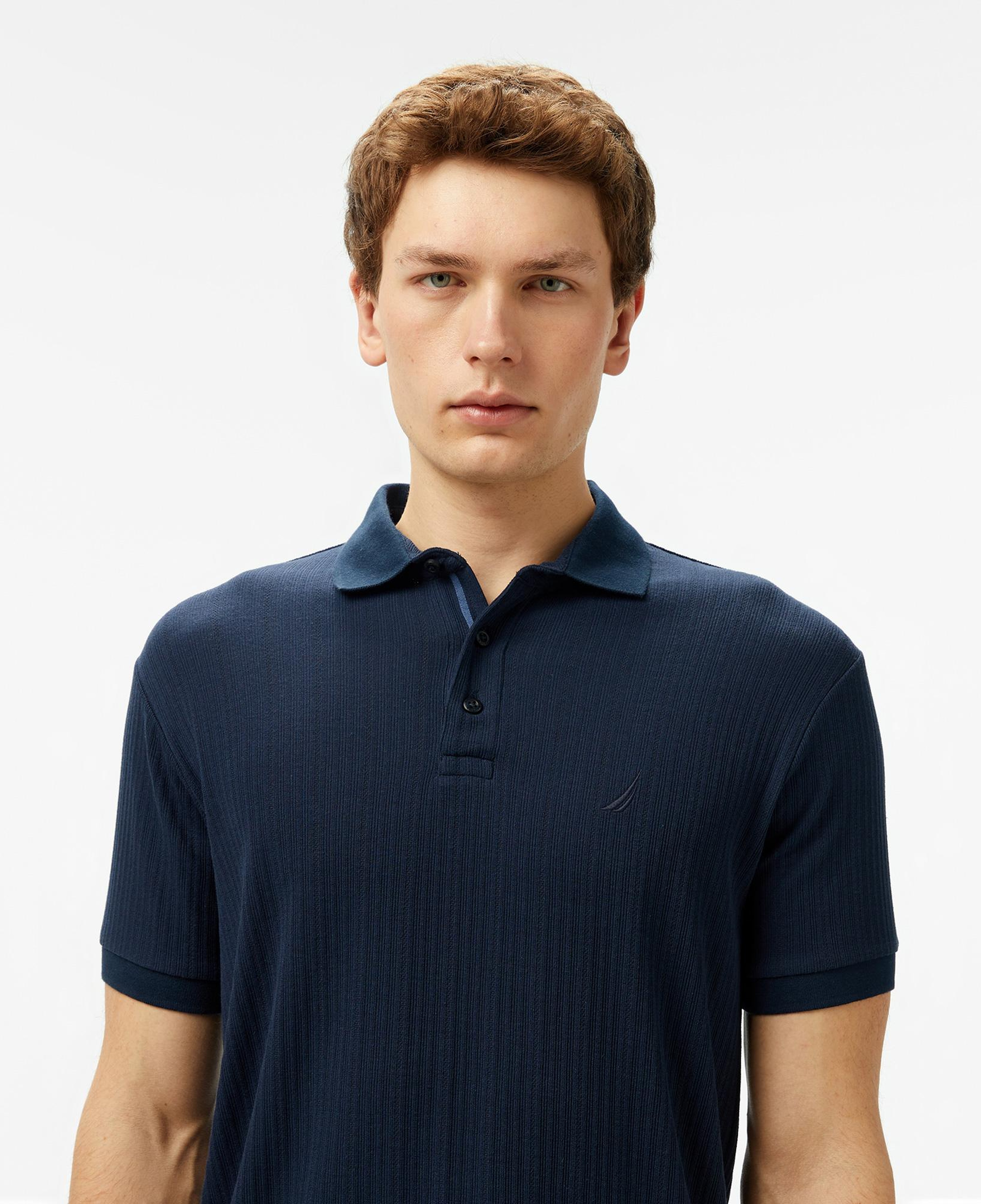 Nautica Erkek Lacivert Regular Fit Polo Yaka T-Shirt