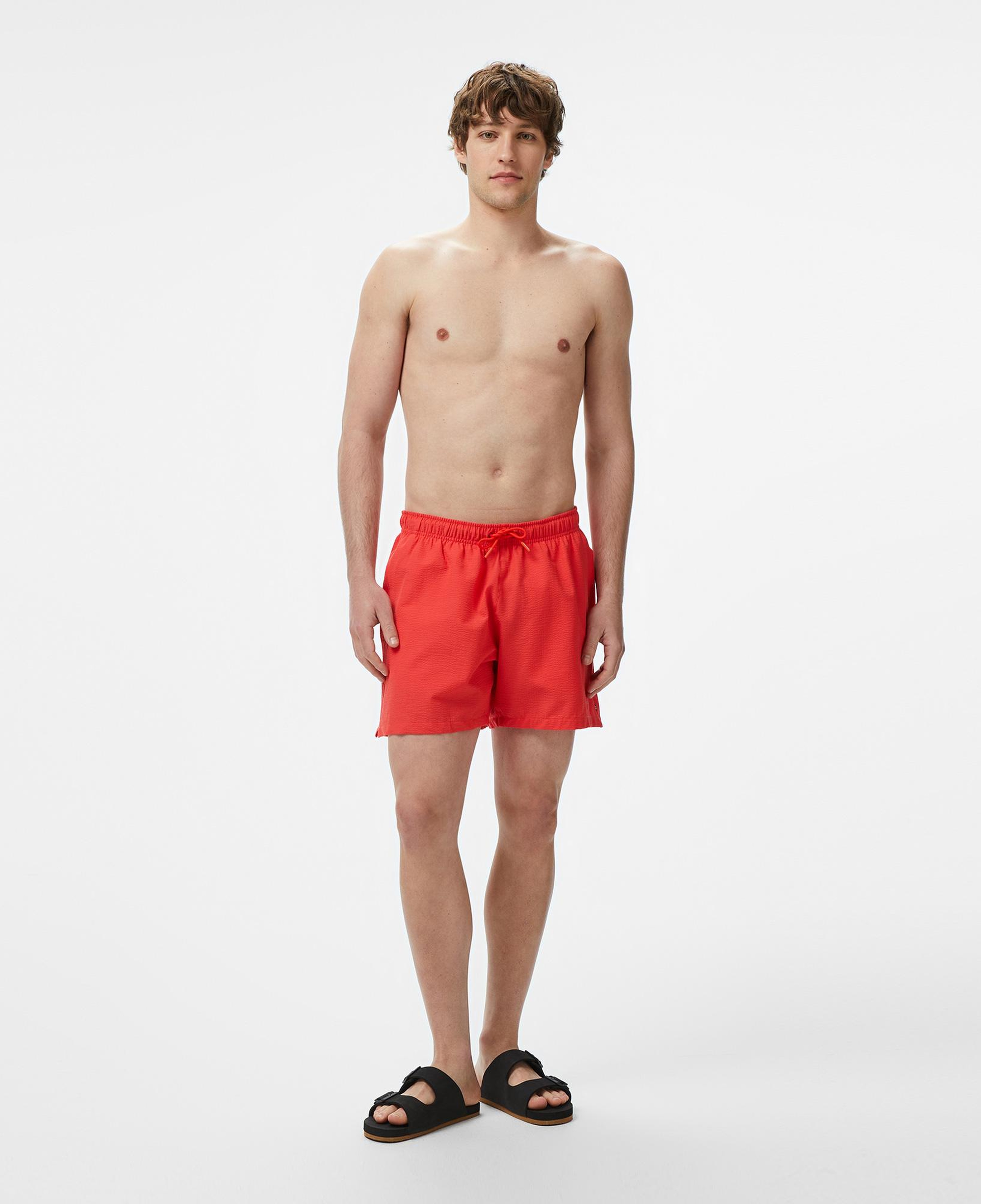Nautica Erkek Kırmızı Regular Fit Deniz Şortu