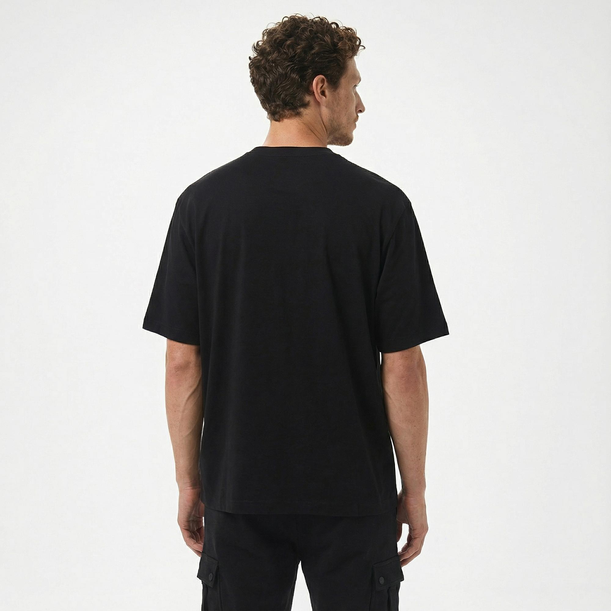 Armani Exchange Erkek Siyah Bisiklet Yaka T-Shirt