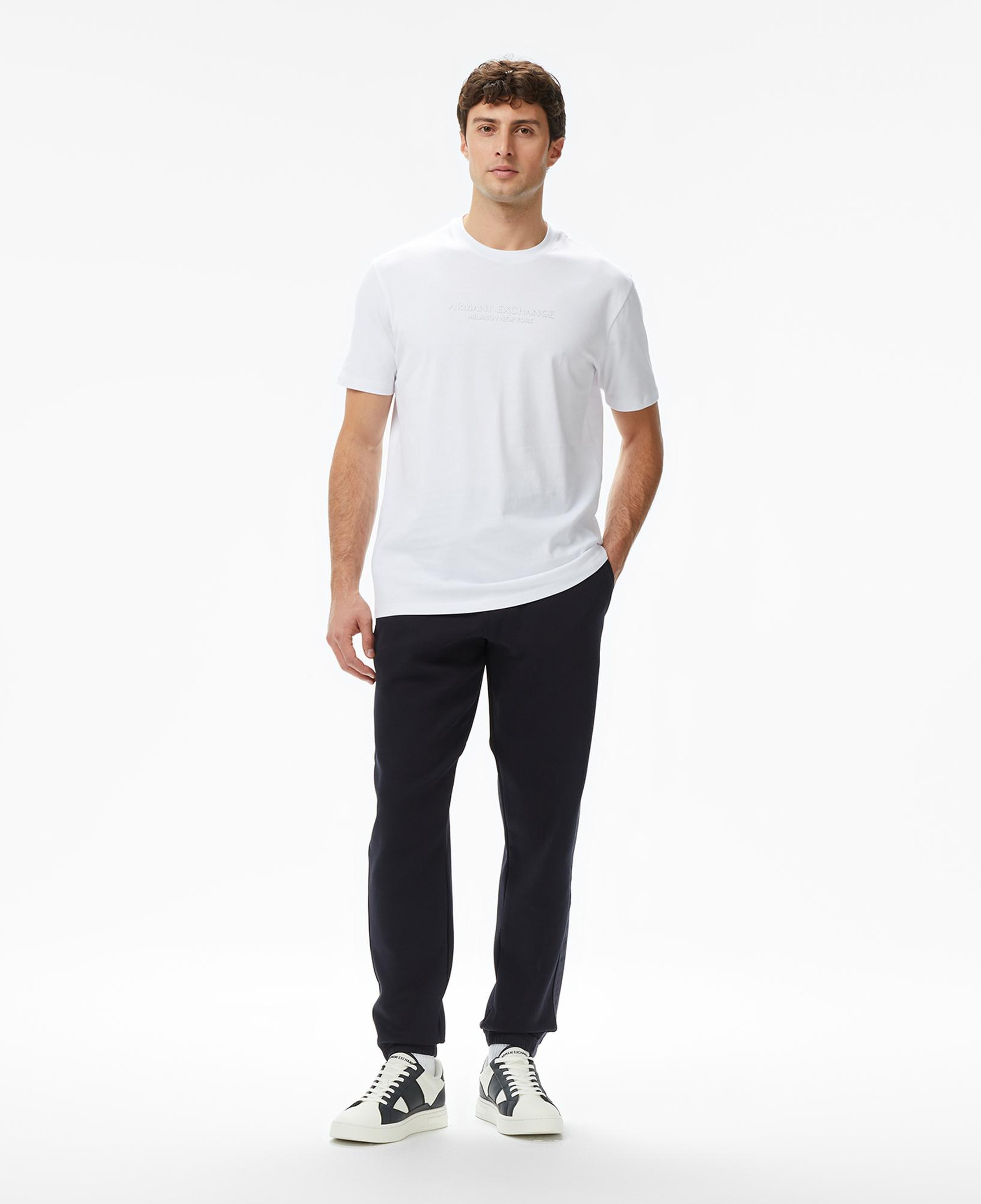 Armani Exchange Erkek Beyaz T-Shirt