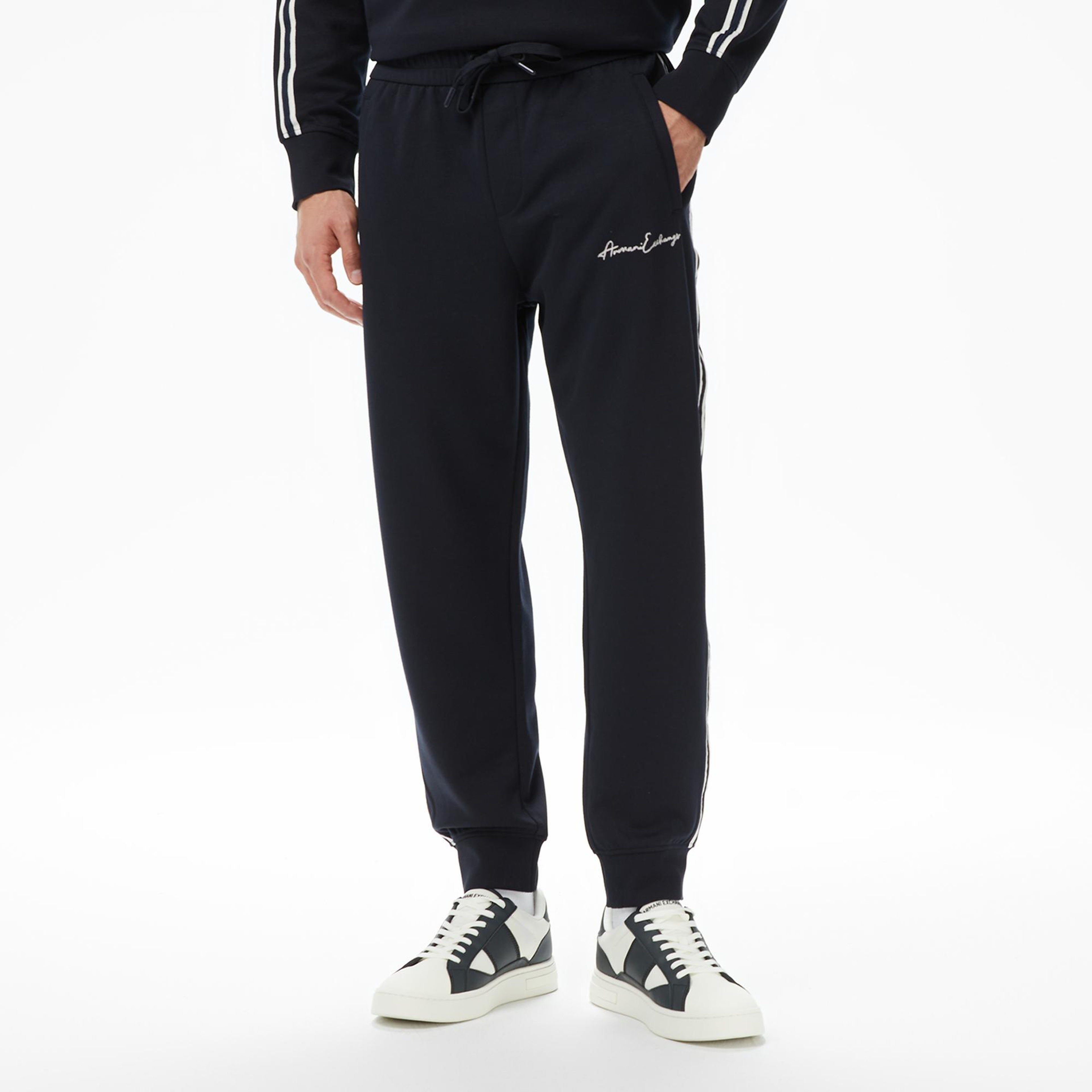 Armani Exchange Erkek Lacivert Eşofman Altı